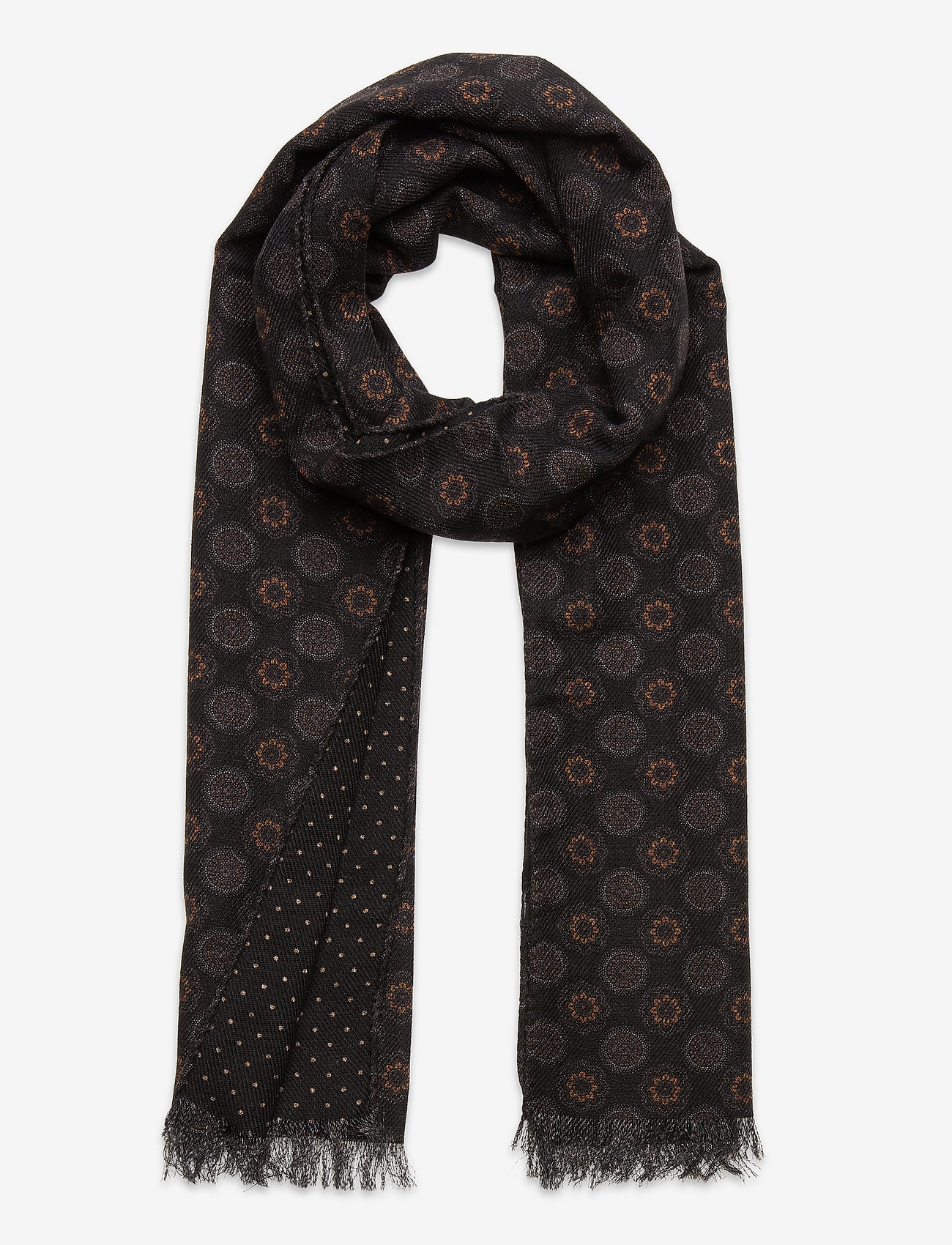 Amanda Christensen - Double Face Scarf - black - 0