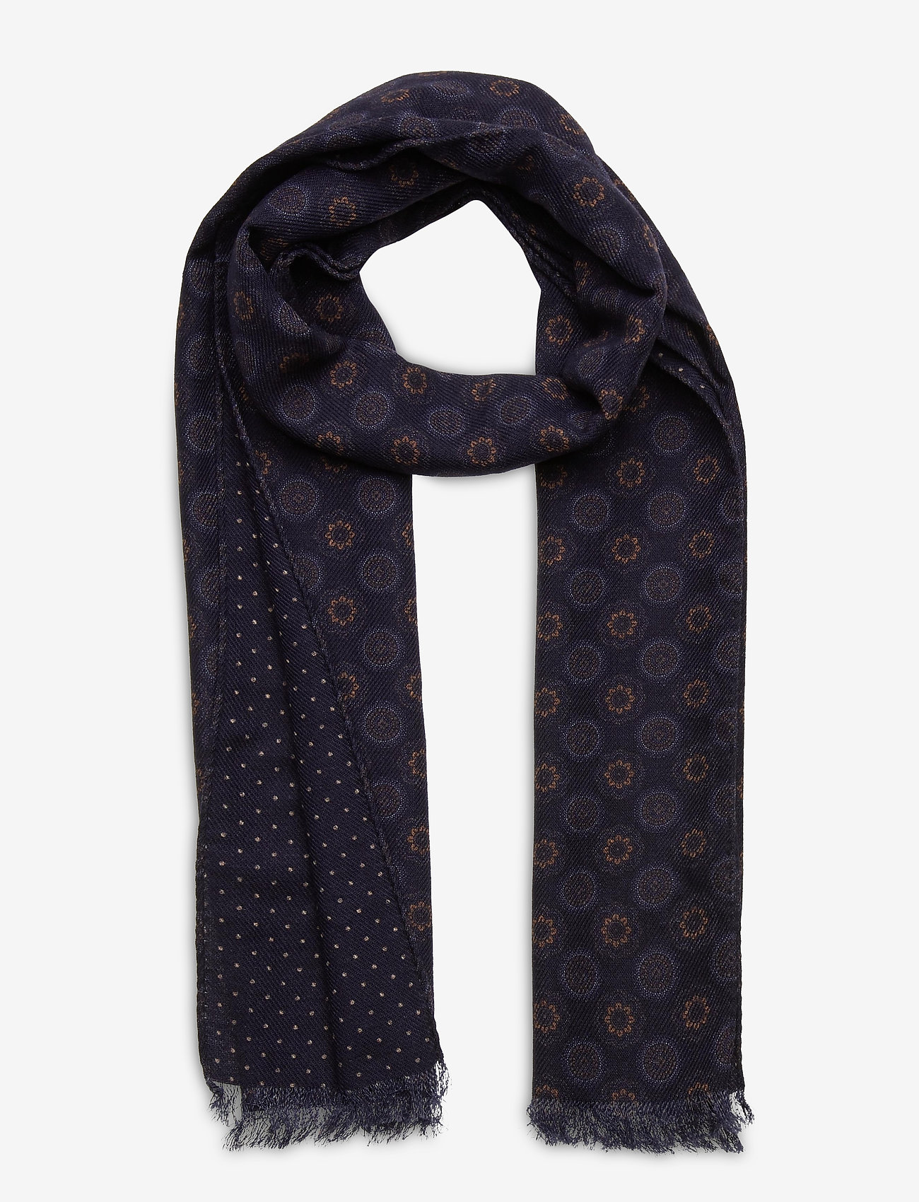 Double Face Scarf - NAVY
