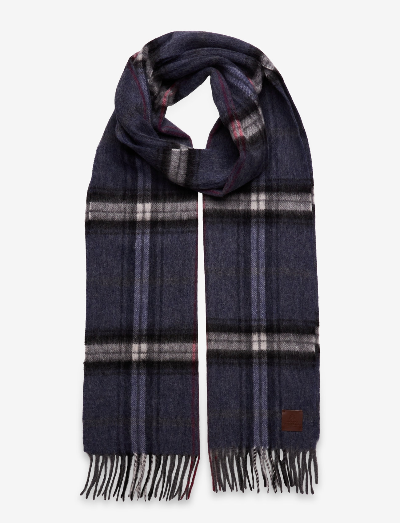 Amanda Christensen - Scarf - blue melange - 0