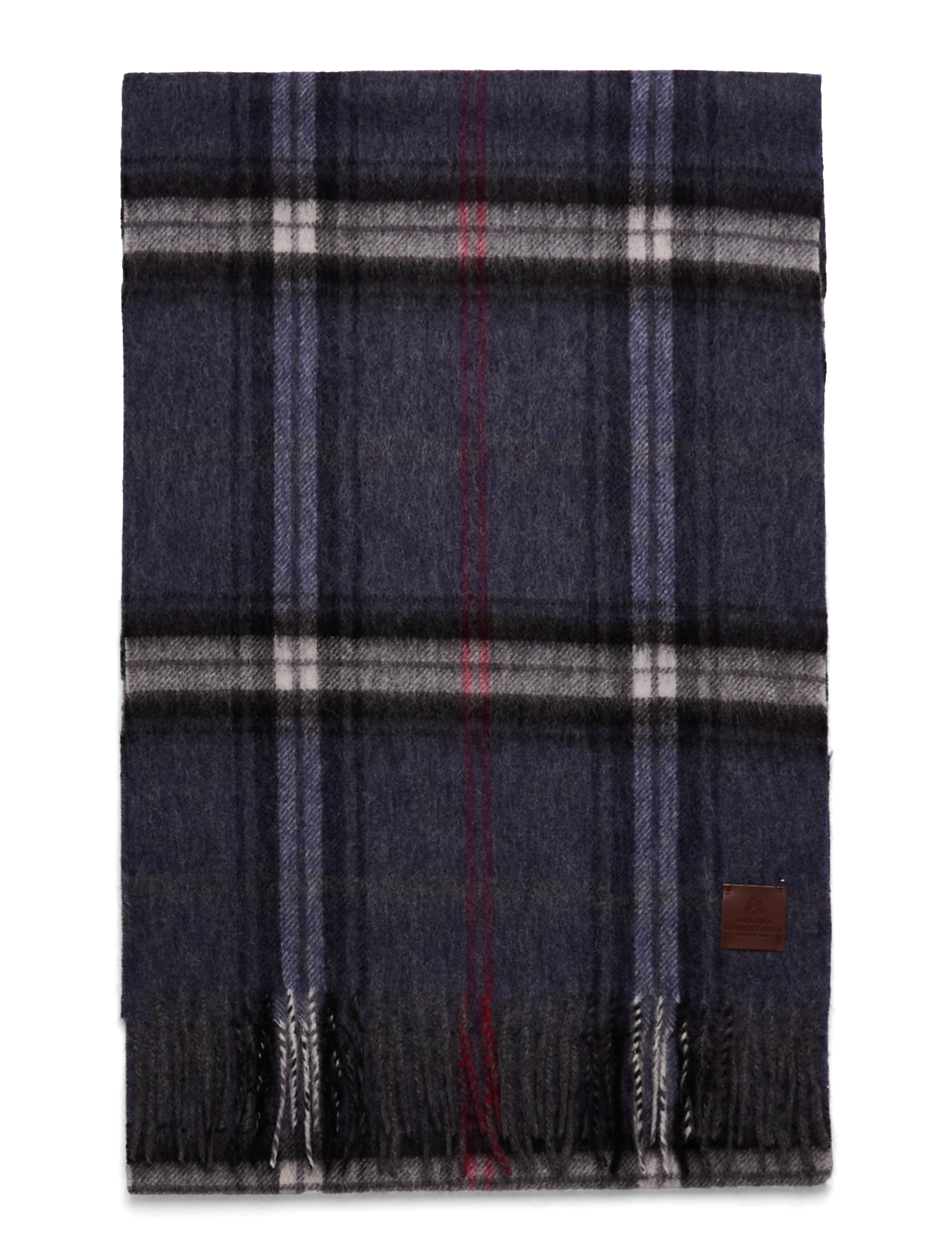 Amanda Christensen - Scarf - blue melange - 1