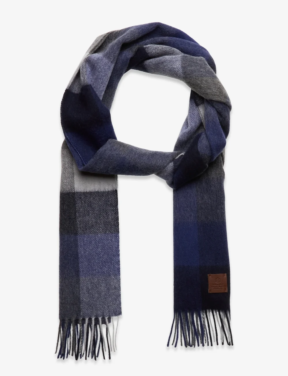 Amanda Christensen - Scarf - halstørklæder - 409 navy - 0