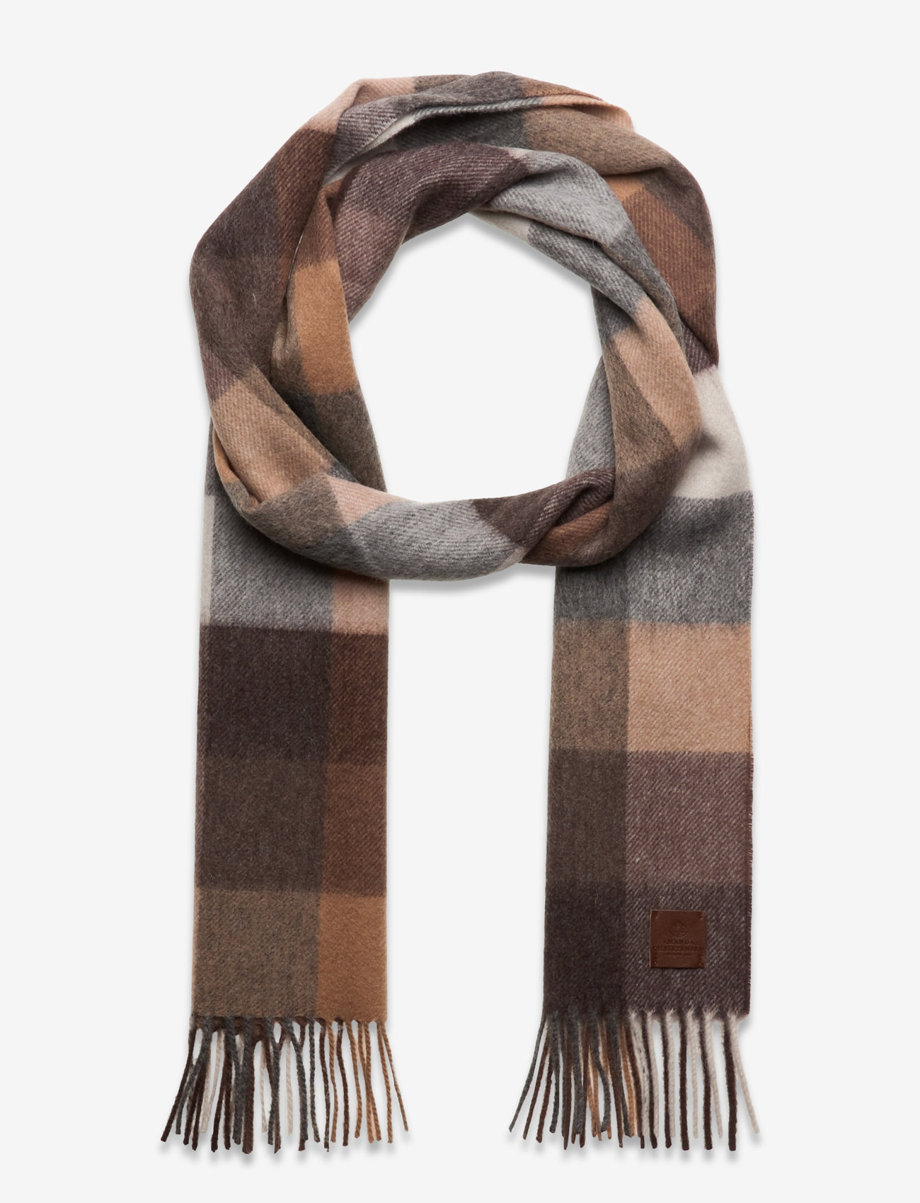 Amanda Christensen - Scarf - aksessuaarid - 800 brown - 0