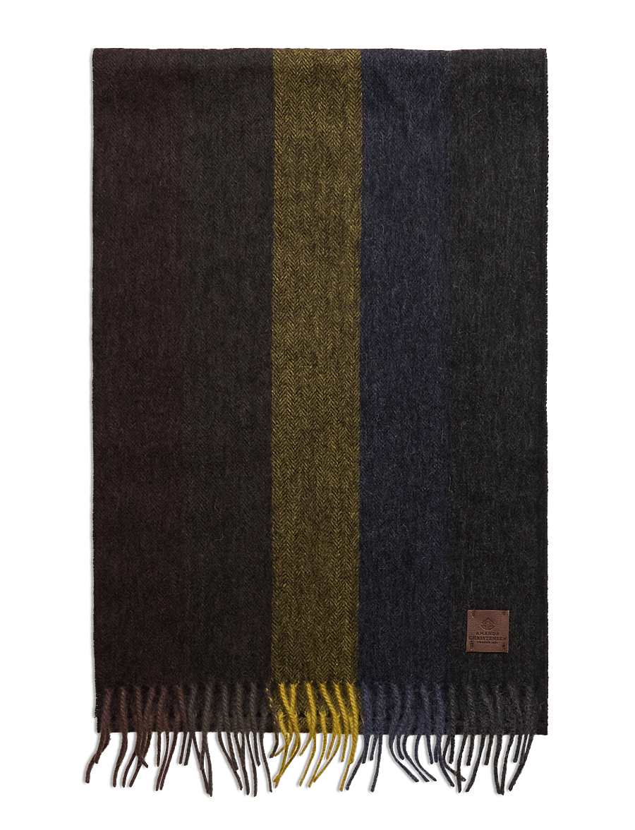 Amanda Christensen - Scarf - winterschals - mustard - 1