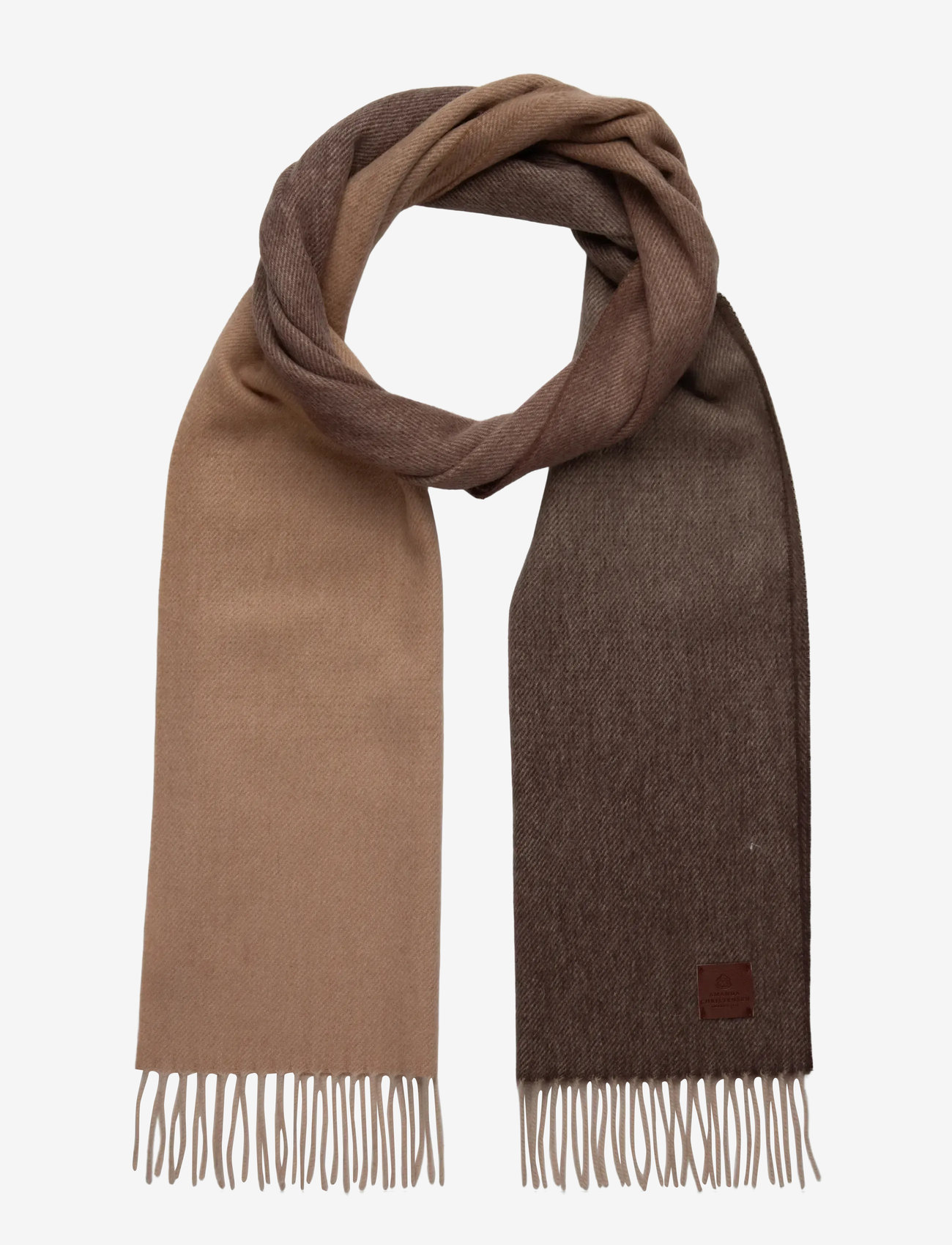 Amanda Christensen - Scarf - halstørklæder - 800 brown - 0