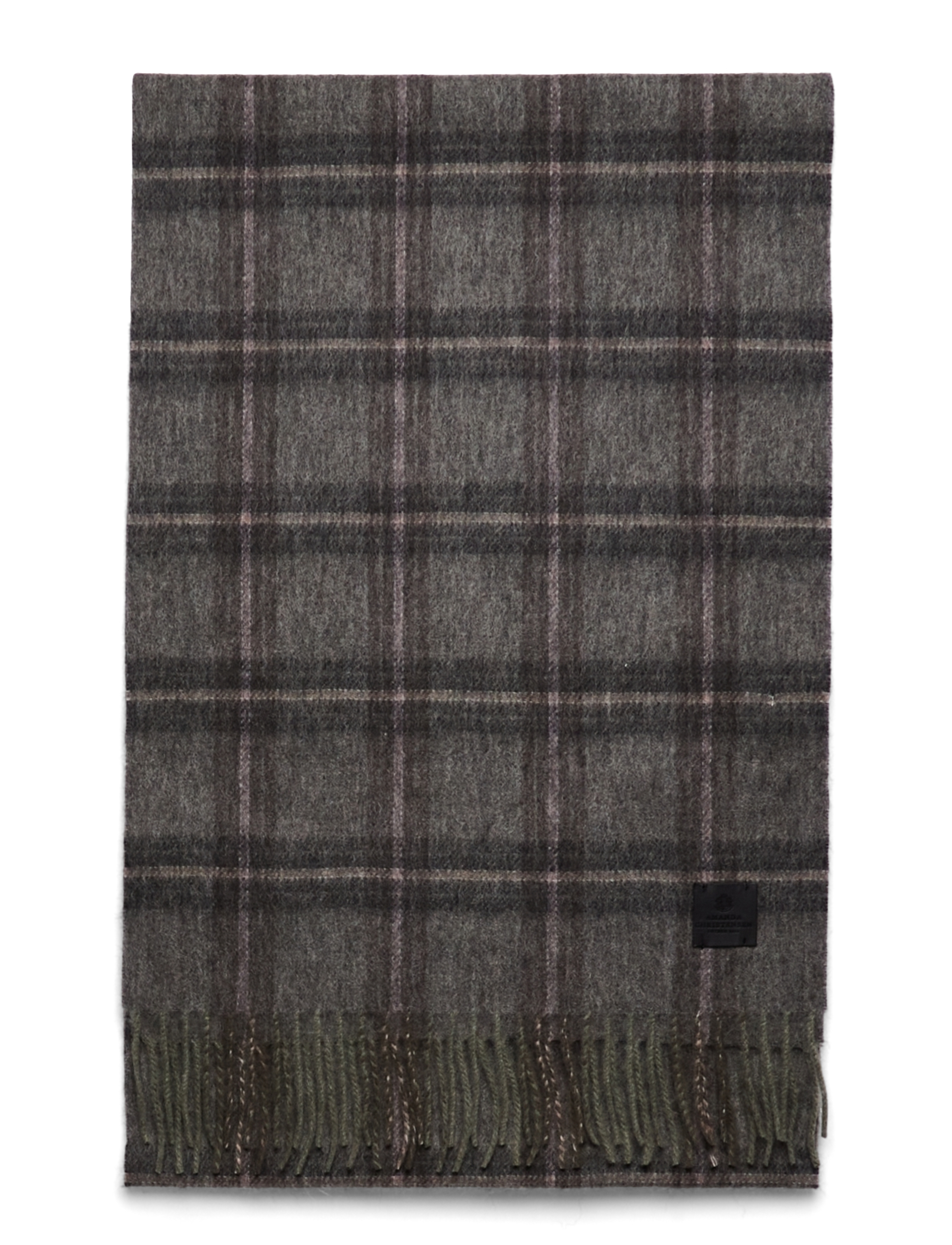 Amanda Christensen - Scarf - olive melange - 1