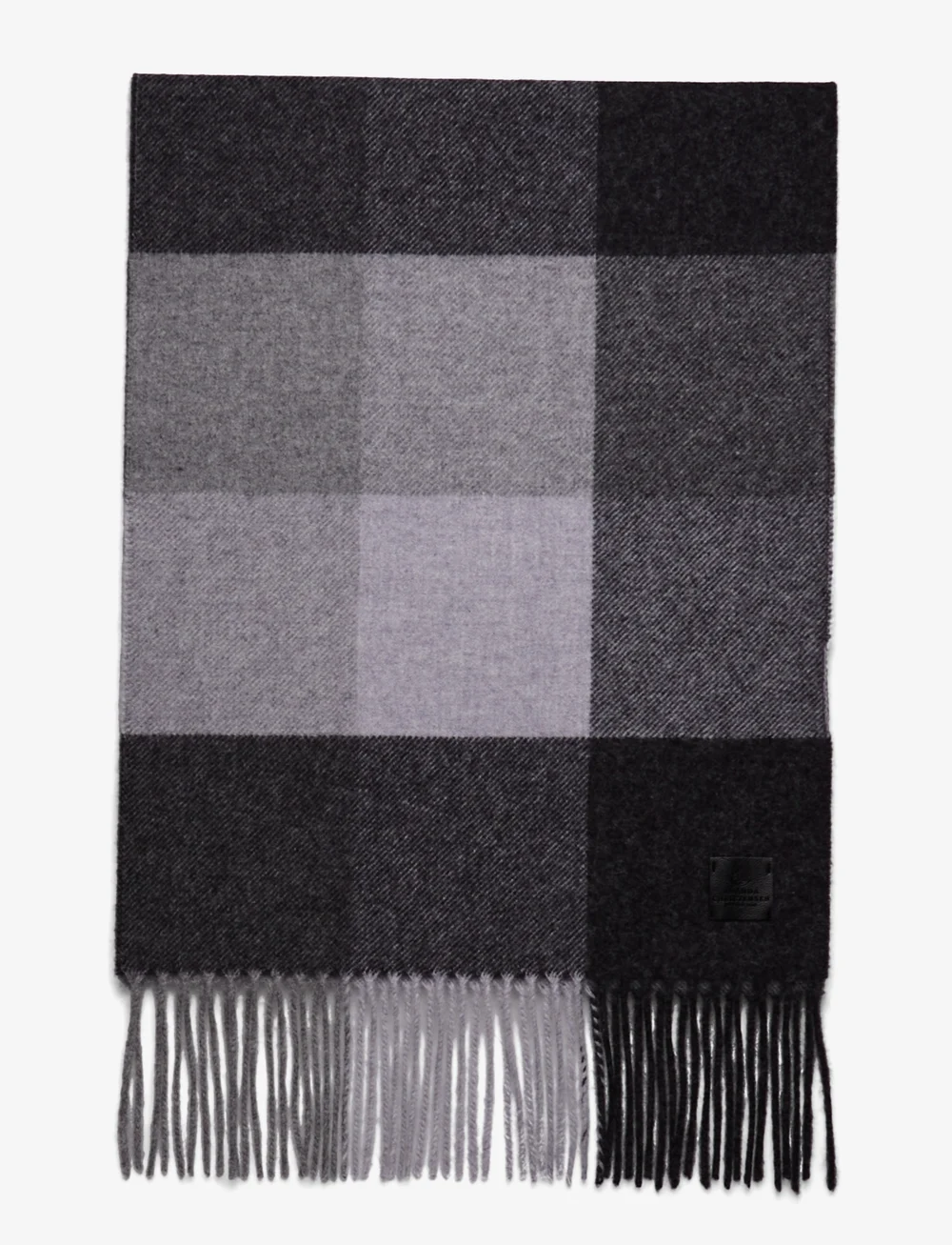 Amanda Christensen - Scarf - halstørklæder - grey - 0