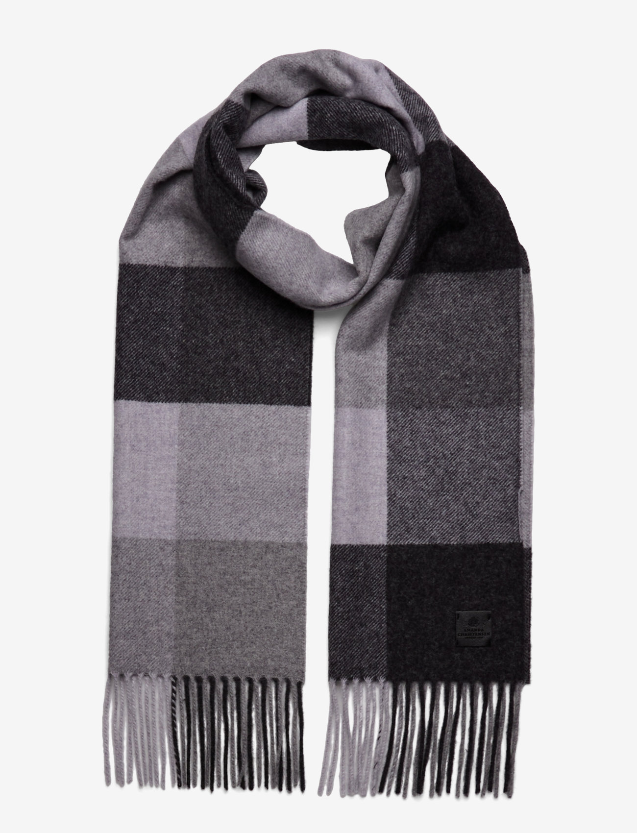 Amanda Christensen - Scarf - talvesallid - grey - 1