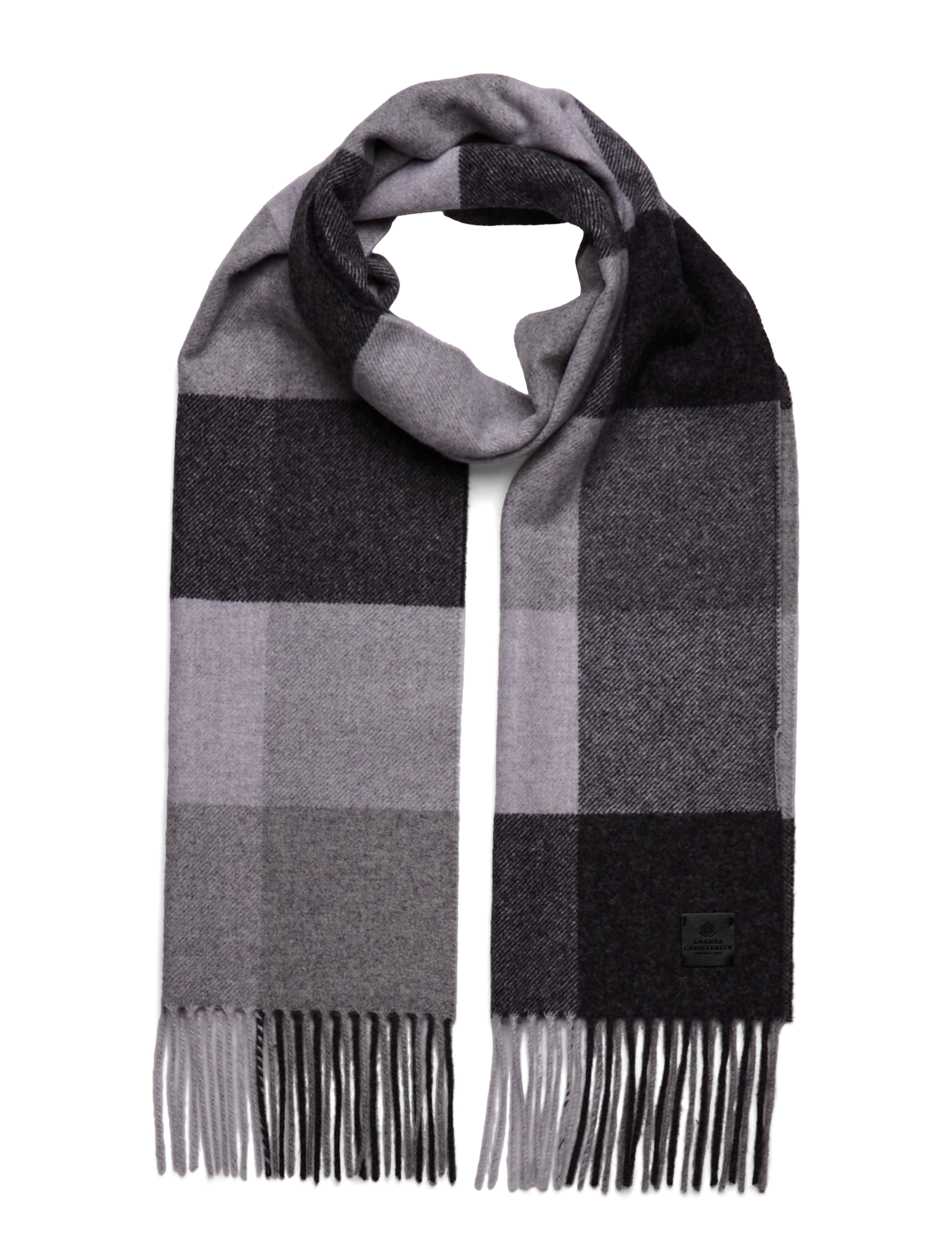 Amanda Christensen - Scarf - sjaals - grey - 1