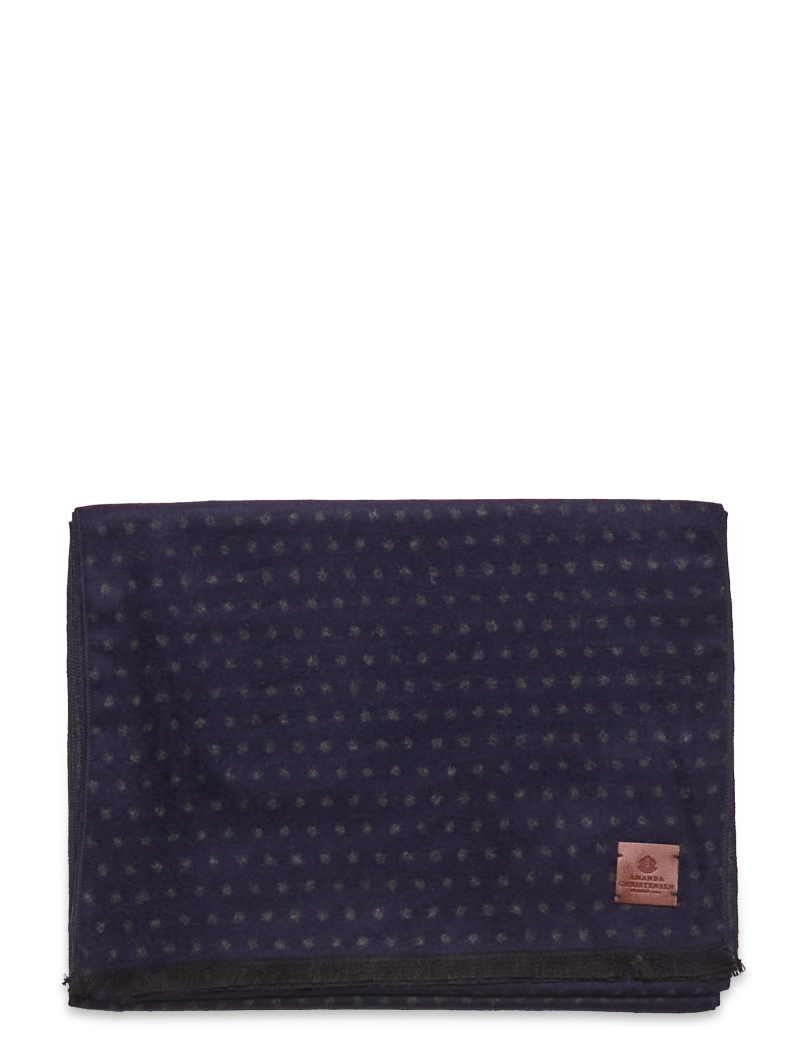 Amanda Christensen - Double Face Scarf - navy - 1
