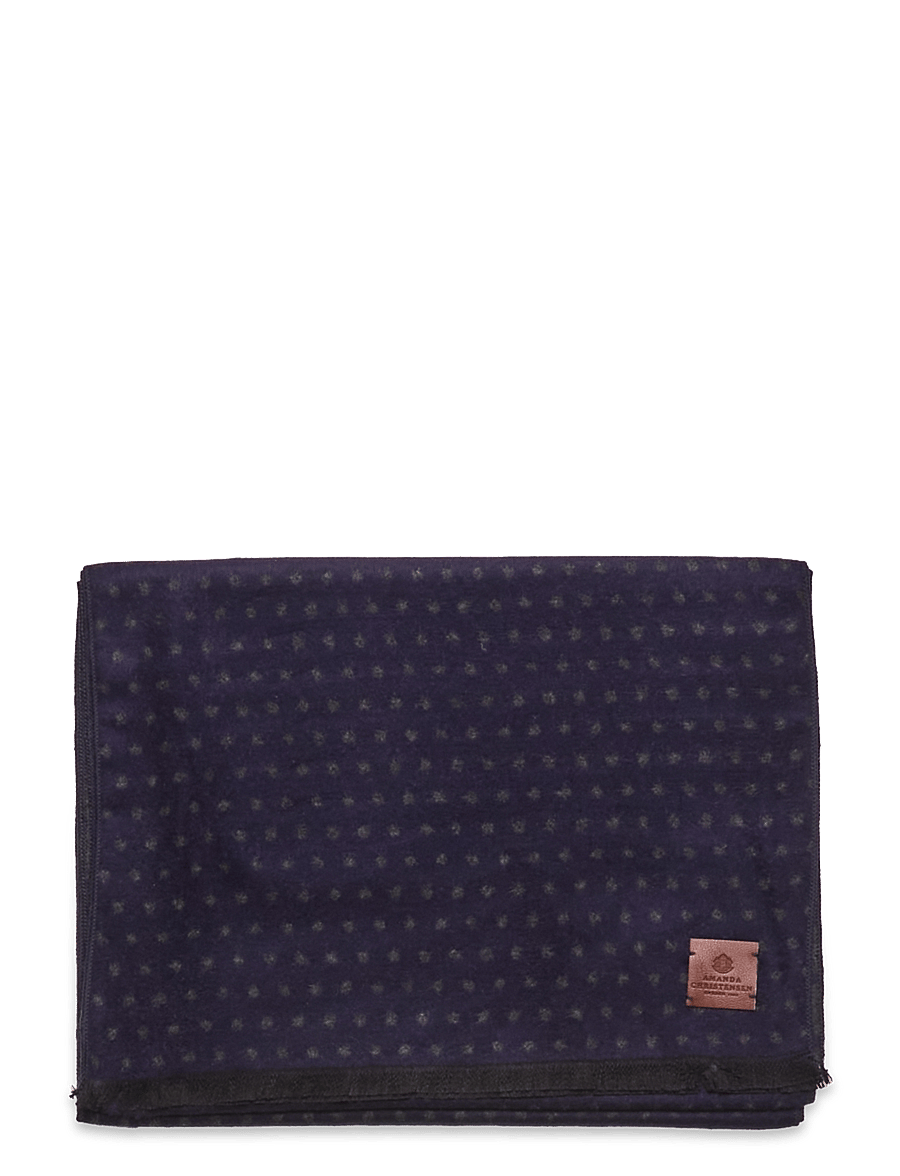 Amanda Christensen - Double Face Scarf - navy - 1