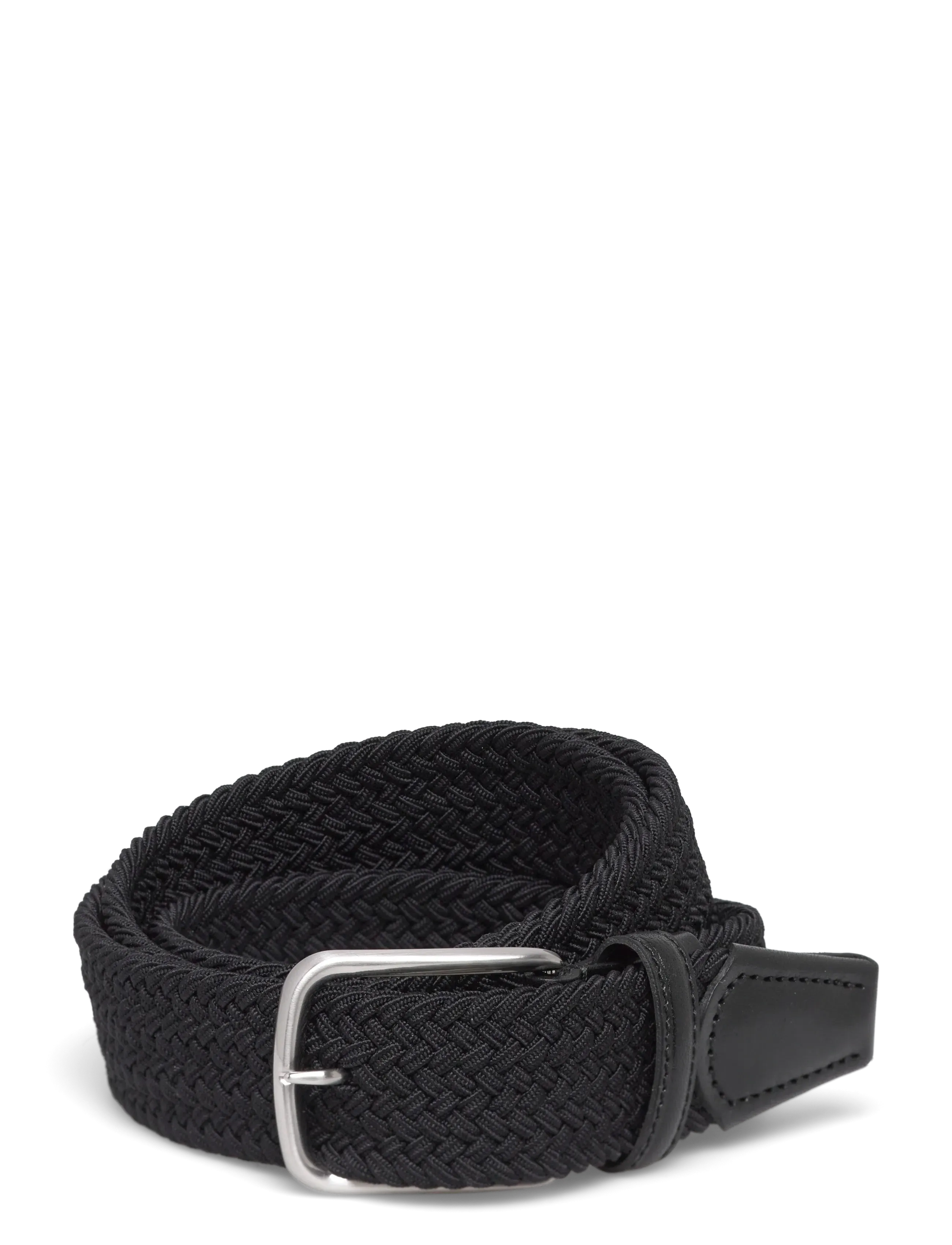 Amanda Christensen Belt, 85 x 85, Belts, Schwarz - Braided Männerswear