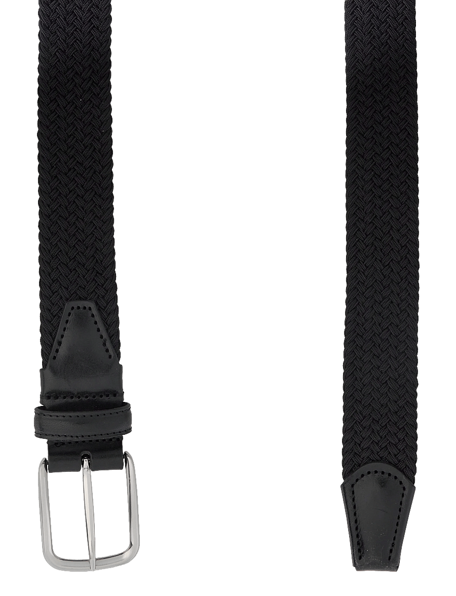 Amanda Christensen - Belt - flätade skärp - black - 1