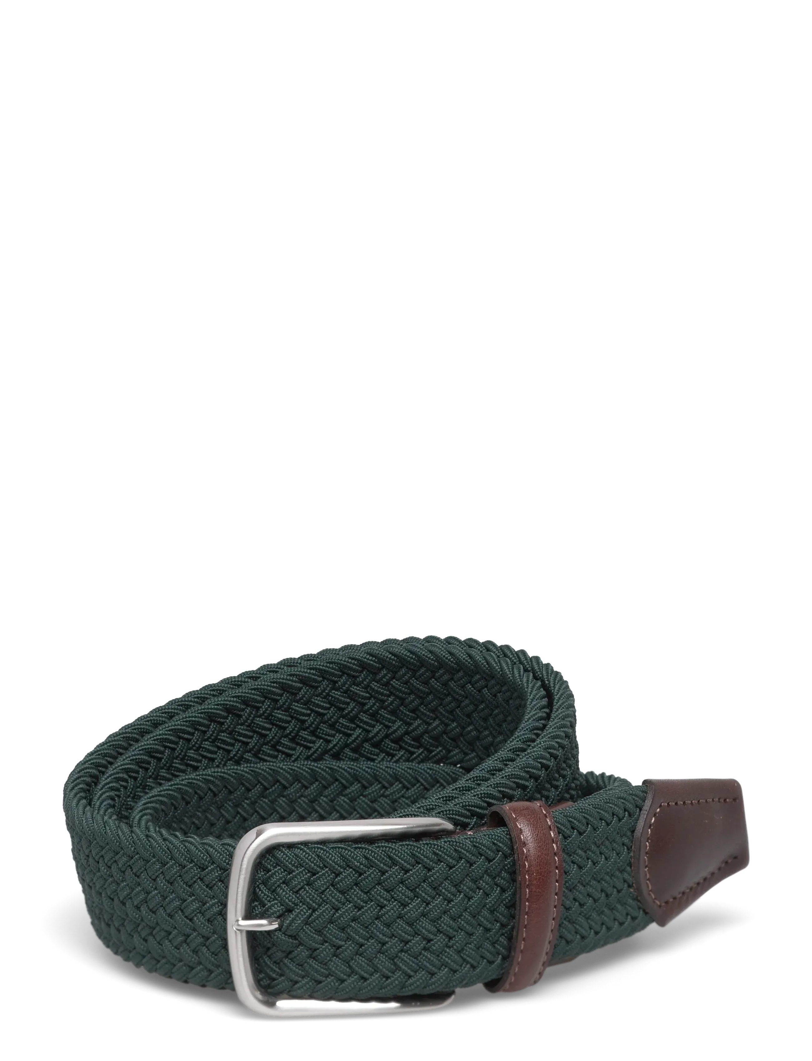 Amanda Christensen Belt, 85 x 85, Belts, Grün - Braided Männerswear