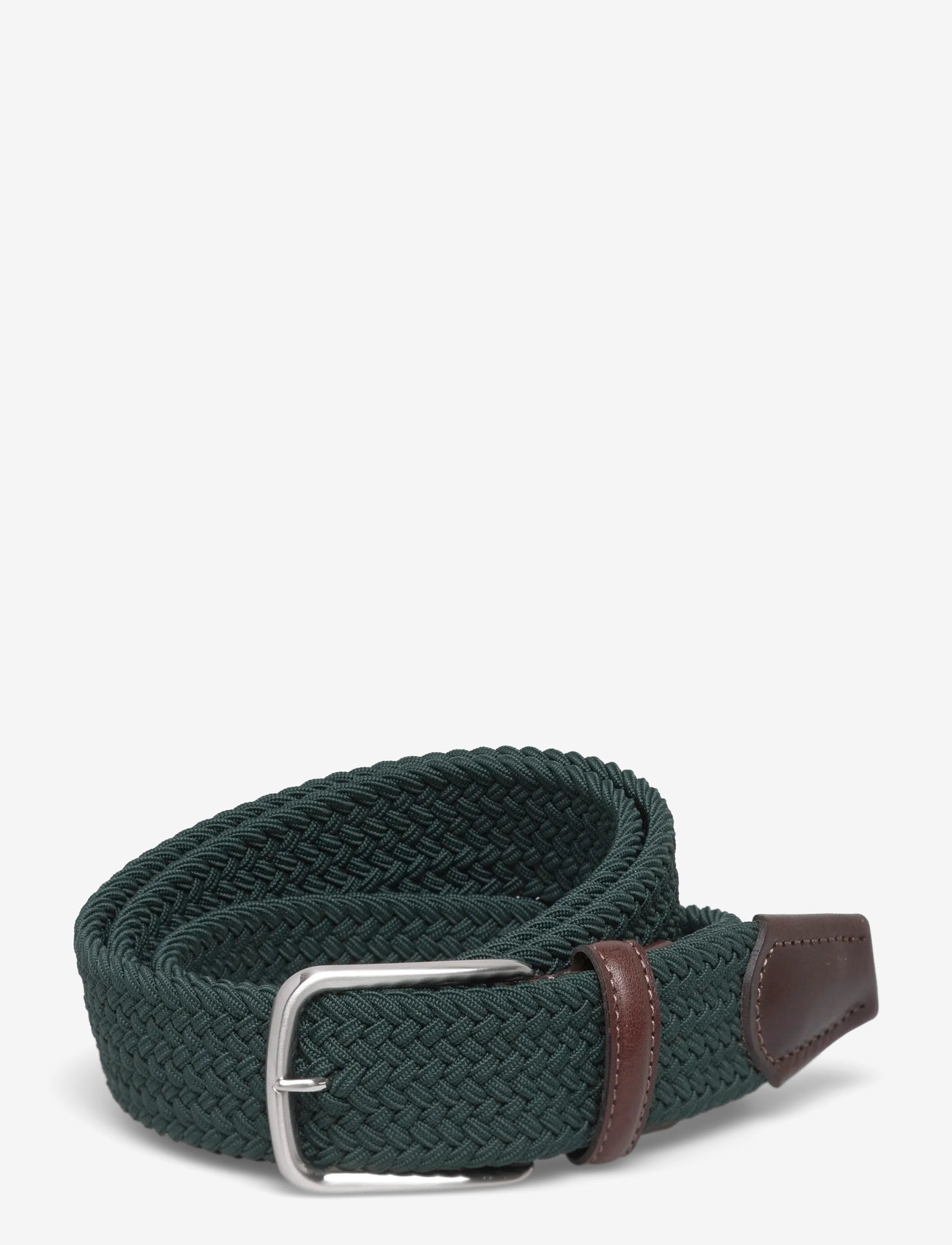 Amanda Christensen - Belt - flettede bælter - dark olive - 0