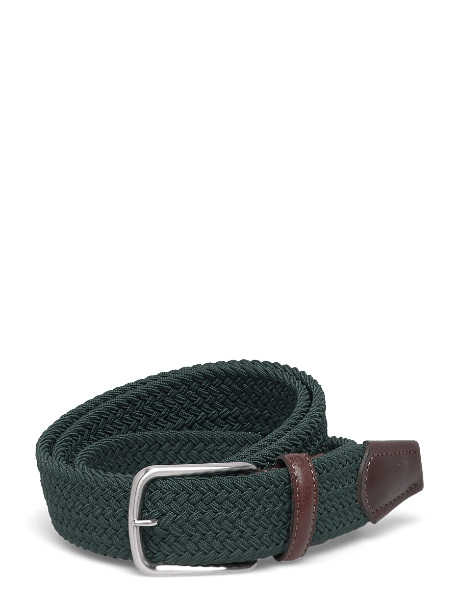 Amanda Christensen - Belt - flätade skärp - dark olive - 0