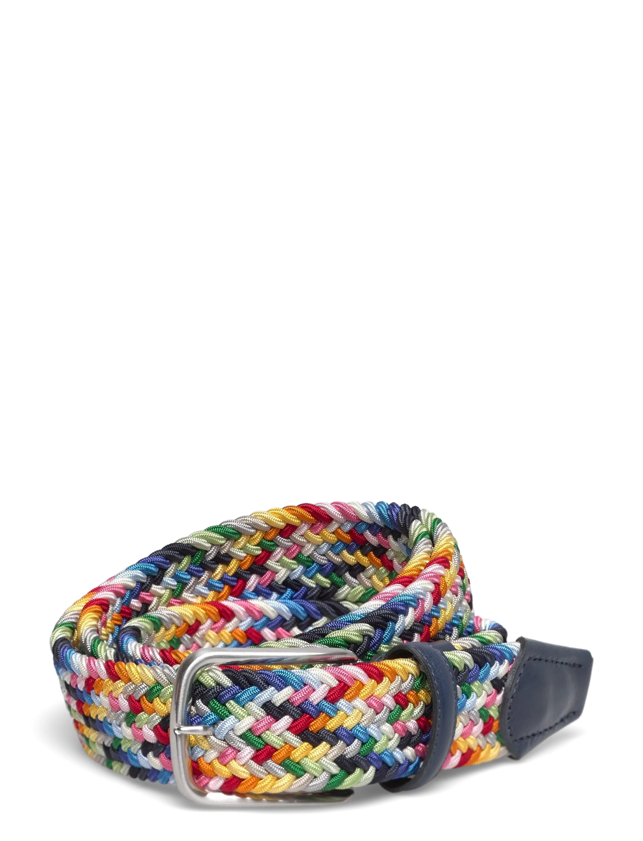 Amanda Christensen Belt, 85 x 85, Belts, Mehrfarbig/gemustert - Braided Männerswear
