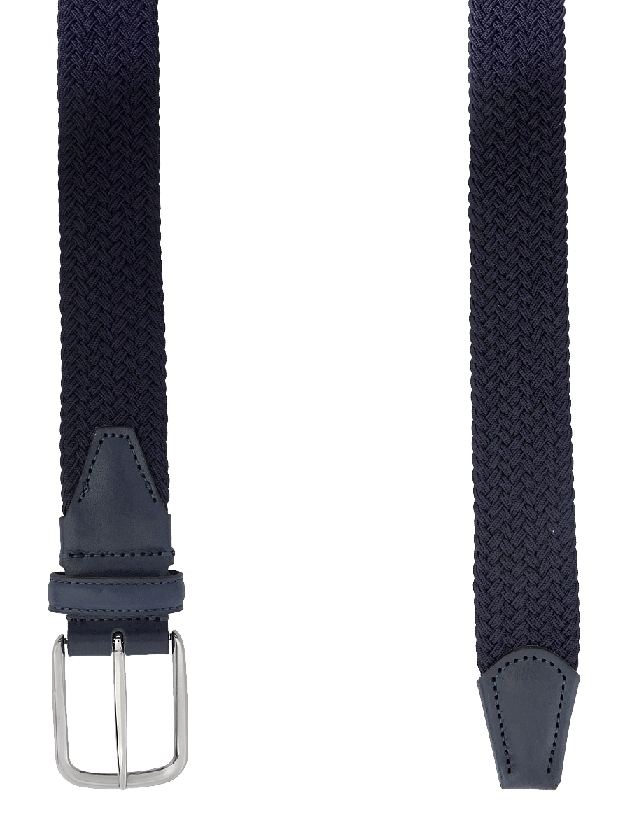 Amanda Christensen - Belt - geflochtene gürtel - navy - 1