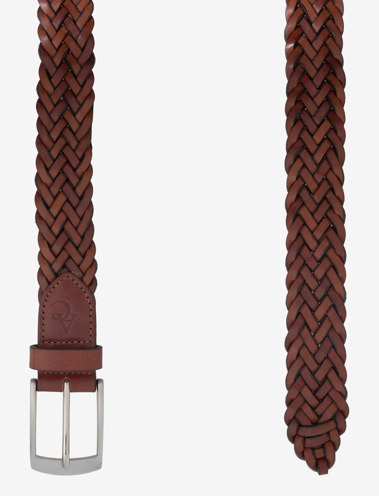 Amanda Christensen - Belt - flettede bælter - cognac - 1
