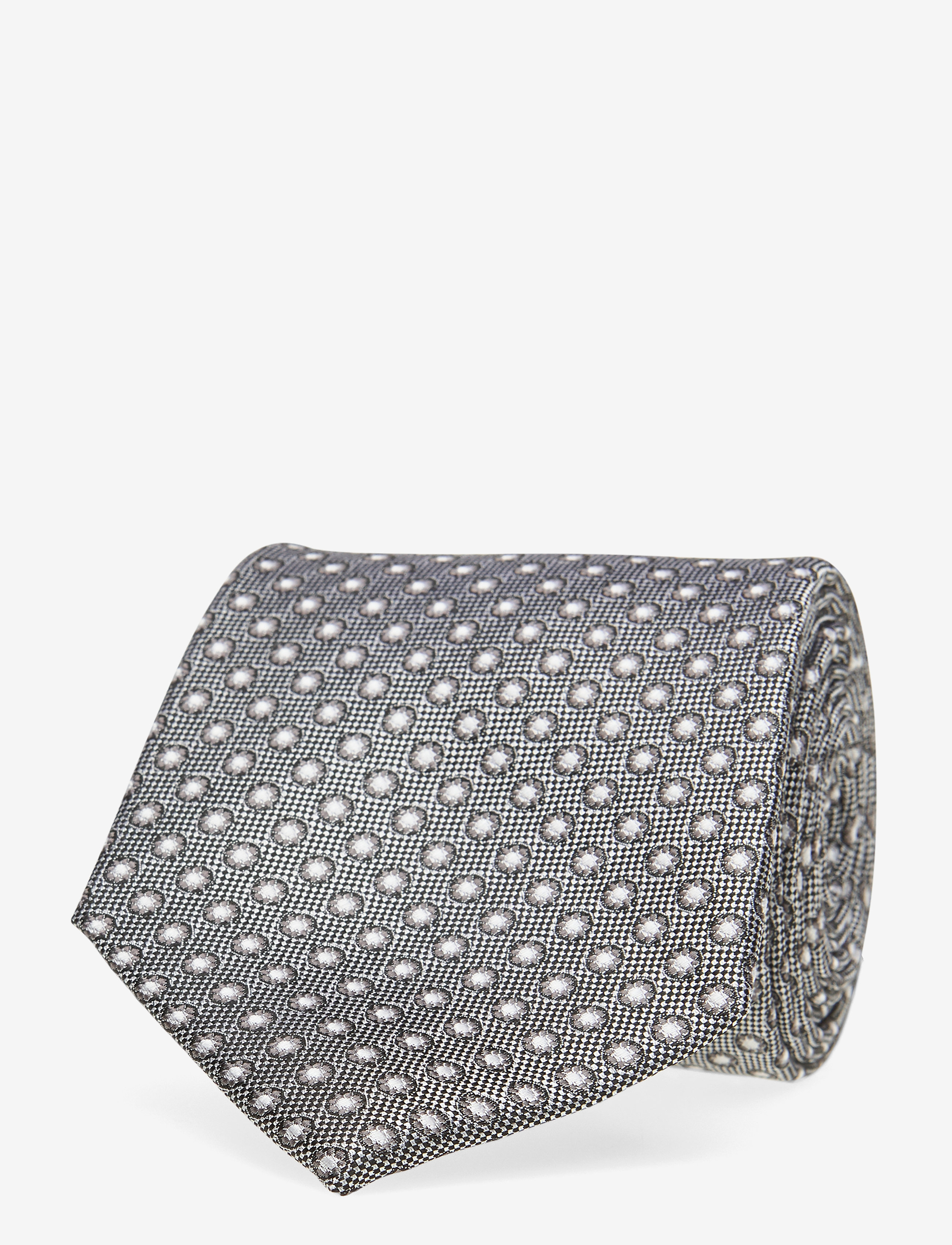 Amanda Christensen - Jacquard Half Bottle Tie - black - 0