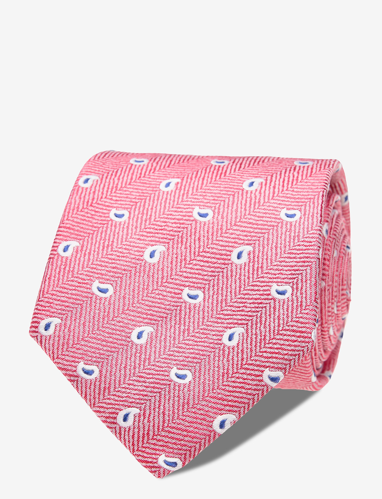 Amanda Christensen - Jacquard Half Bottle Tie - red - 0