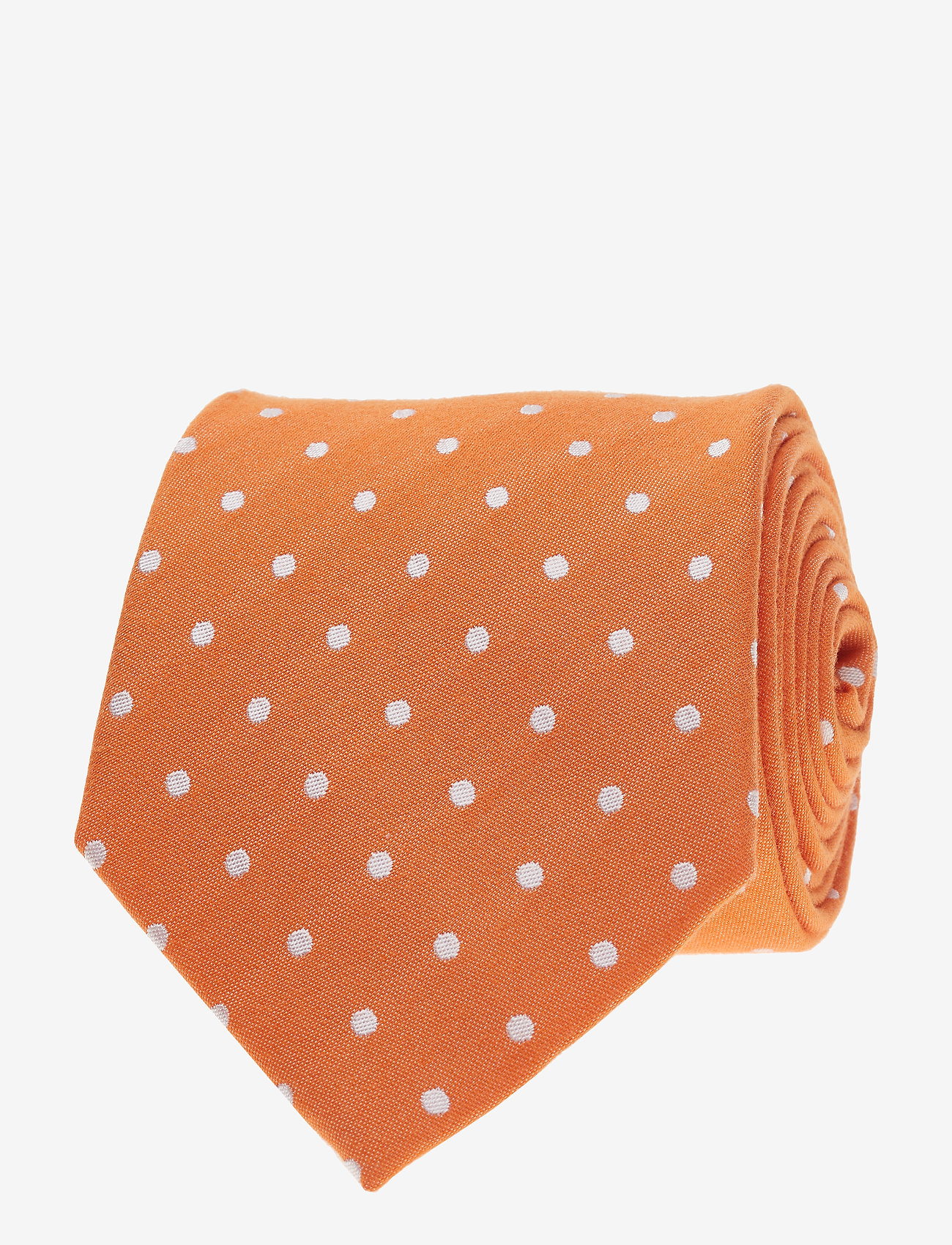 Amanda Christensen - Jacquard Half Bottle Tie - orange - 0