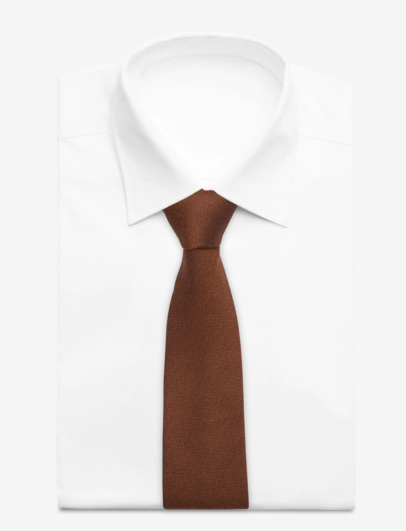 Amanda Christensen - Classic Tie - krawatten - 213 rust melange - 1