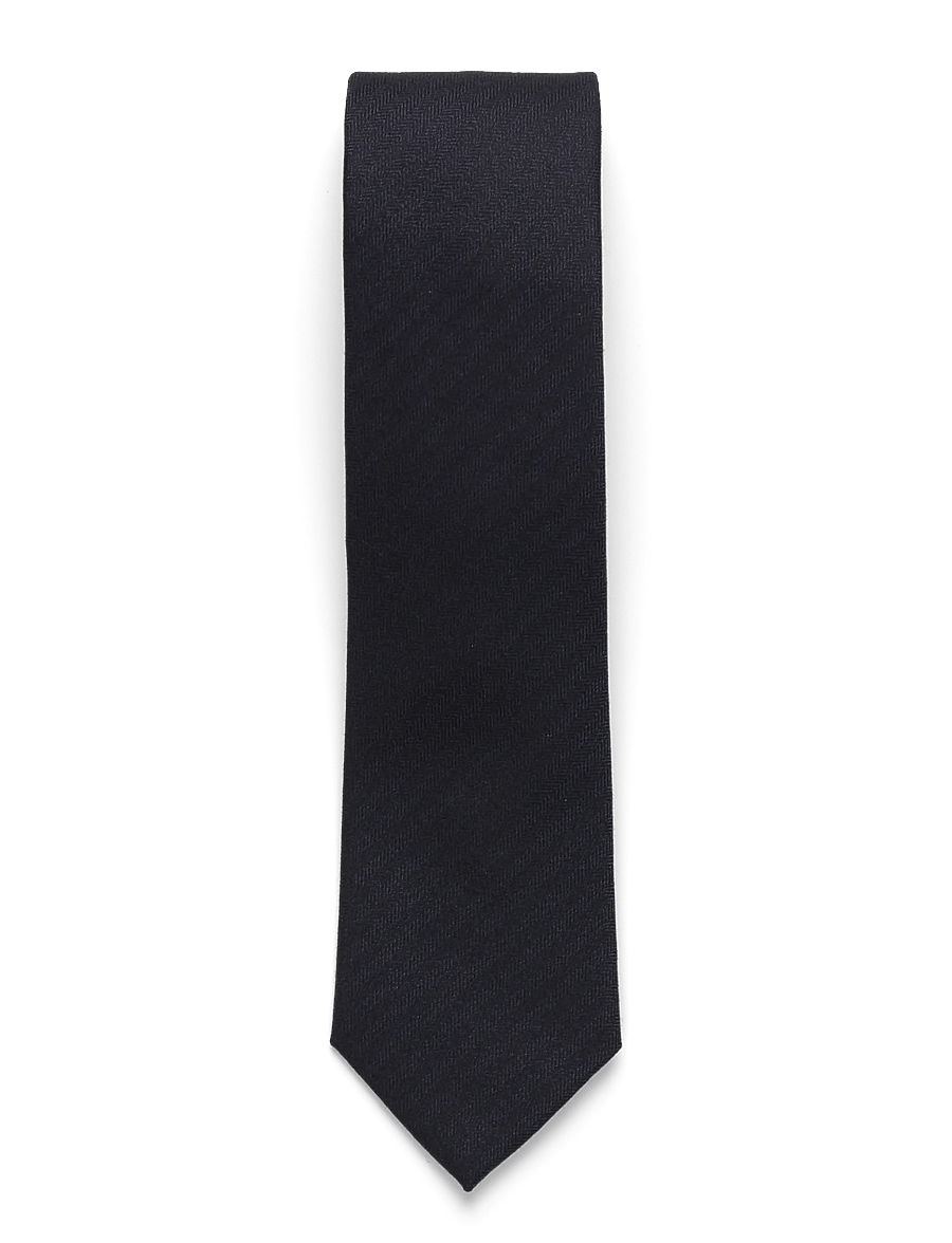 Amanda Christensen - Classic Tie - krawatten - 412 navy melange - 0