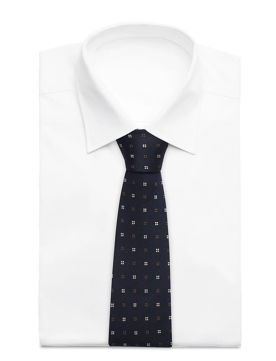 Amanda Christensen - Classic Tie - slips - 412 navy melange - 1