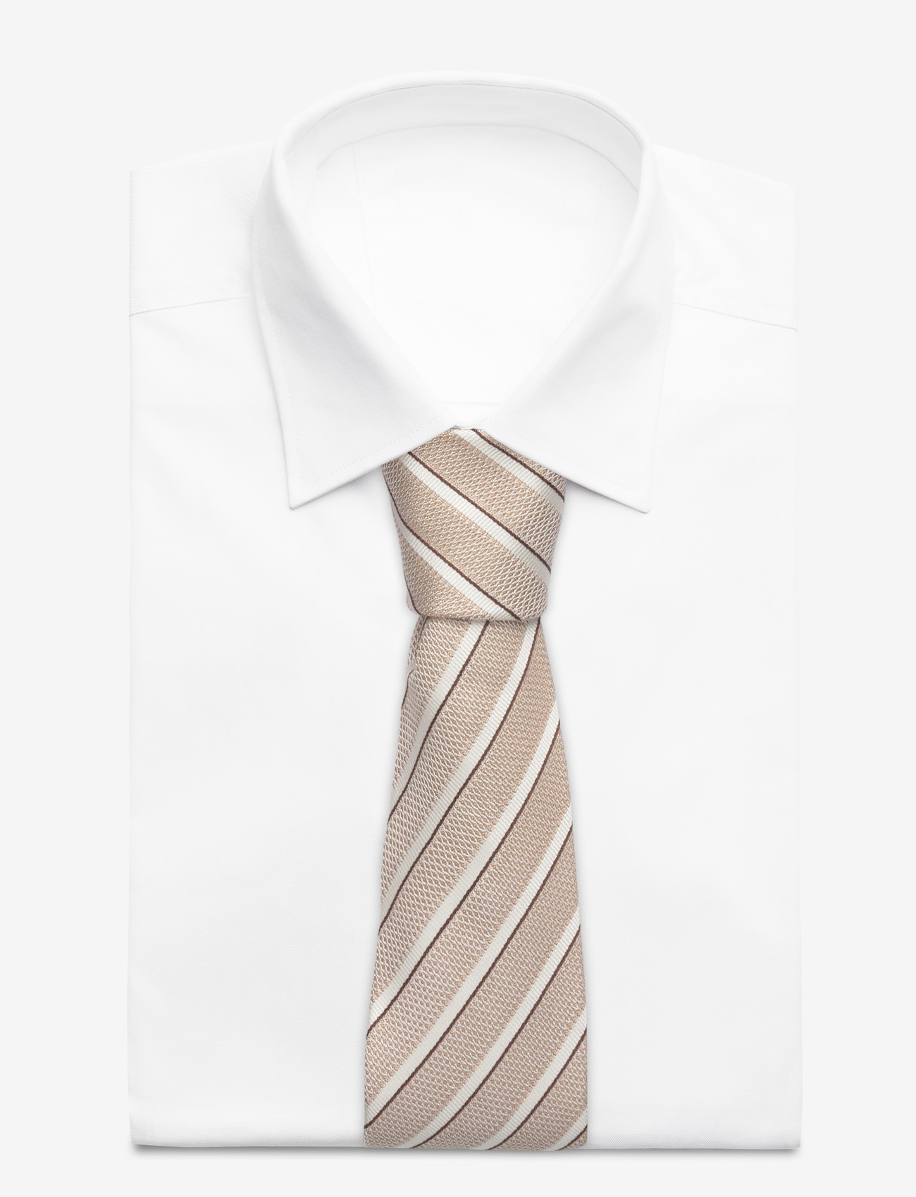 Amanda Christensen - Classic Tie - slips - beige melange - 1
