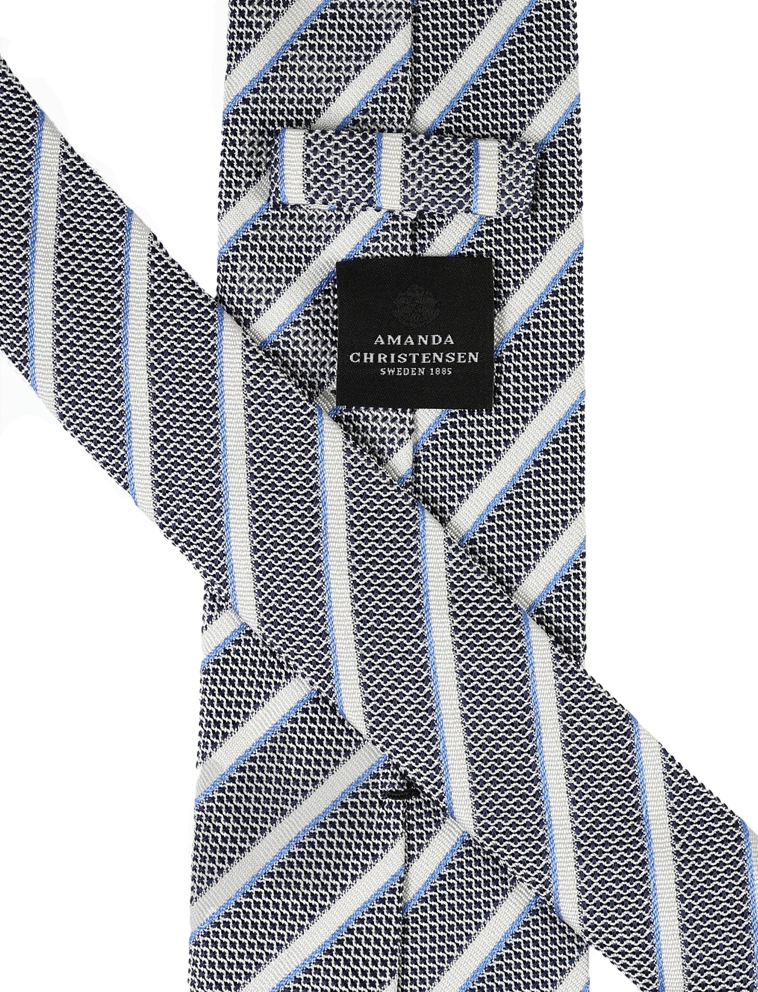 Amanda Christensen - Classic Tie - ties - navy melange - 1
