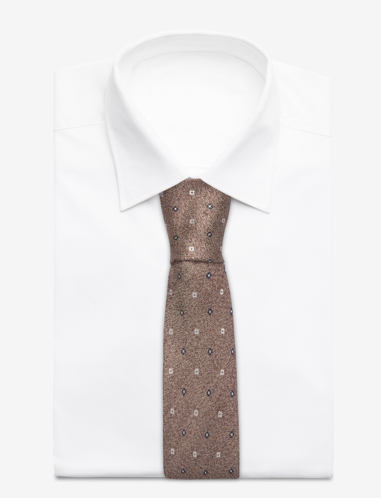 Amanda Christensen - Classic Tie - lipsud - brown melange - 1