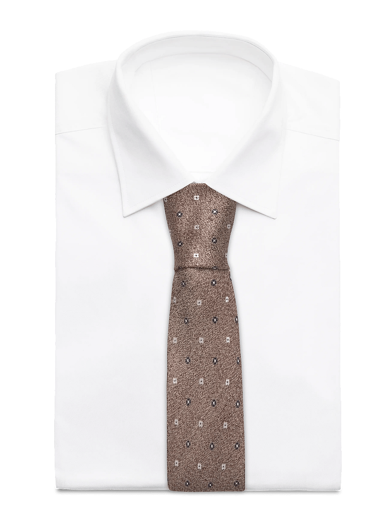 Amanda Christensen - Classic Tie - slips - brown melange - 1