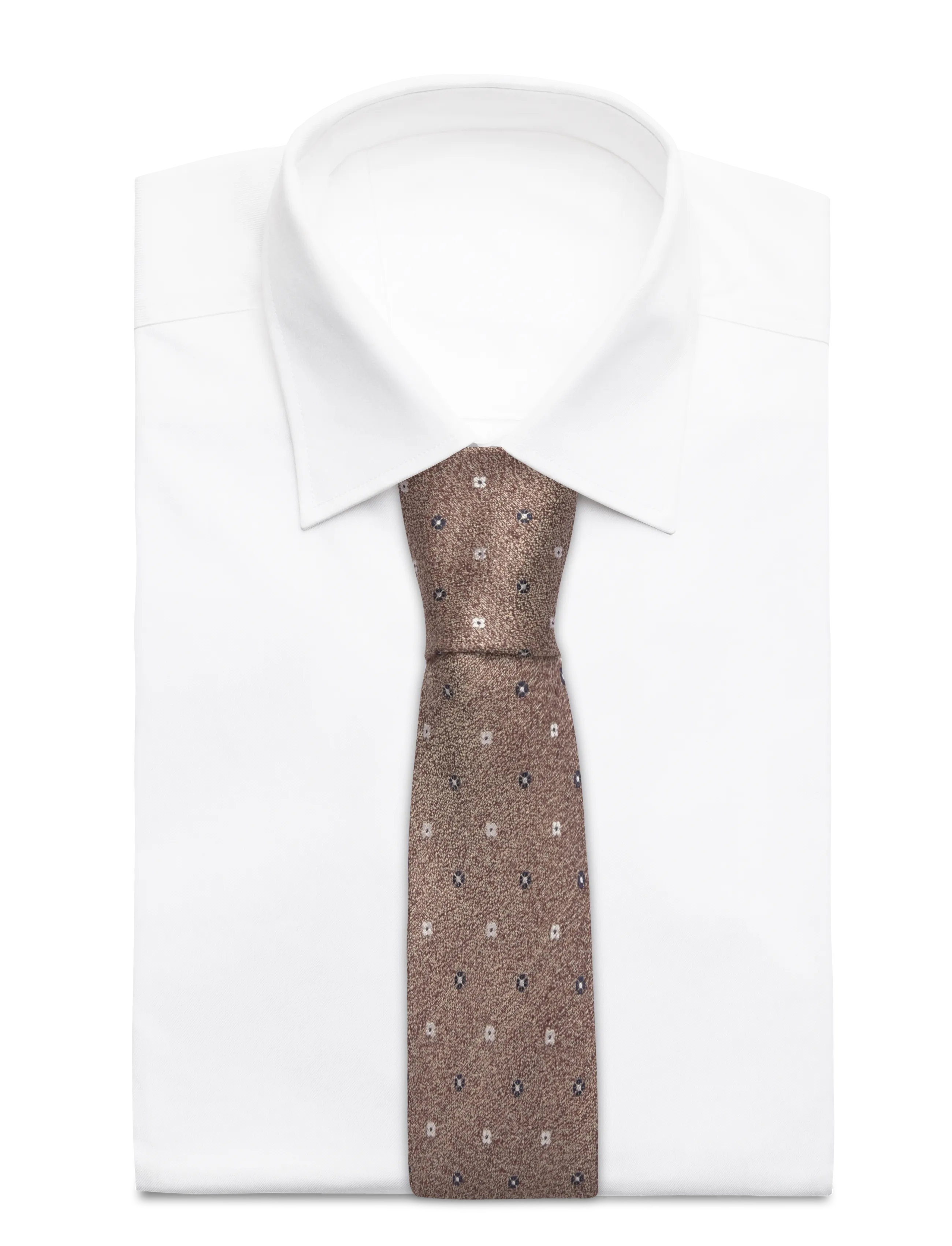 Amanda Christensen - Classic Tie - laveste priser - brown melange - 1