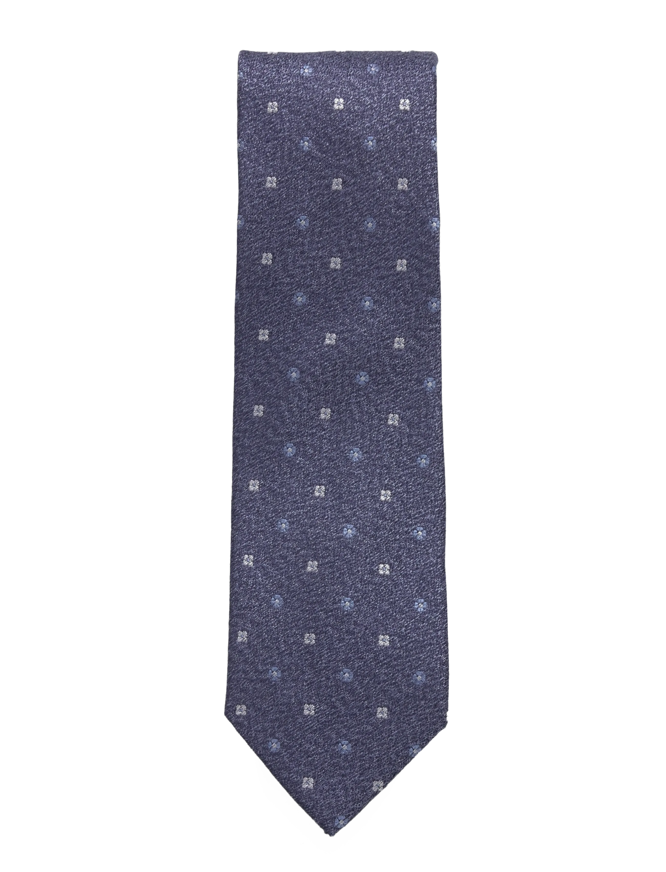 Amanda Christensen Classic Tie - Slips & Accessories - NAVY MELANGE / blue