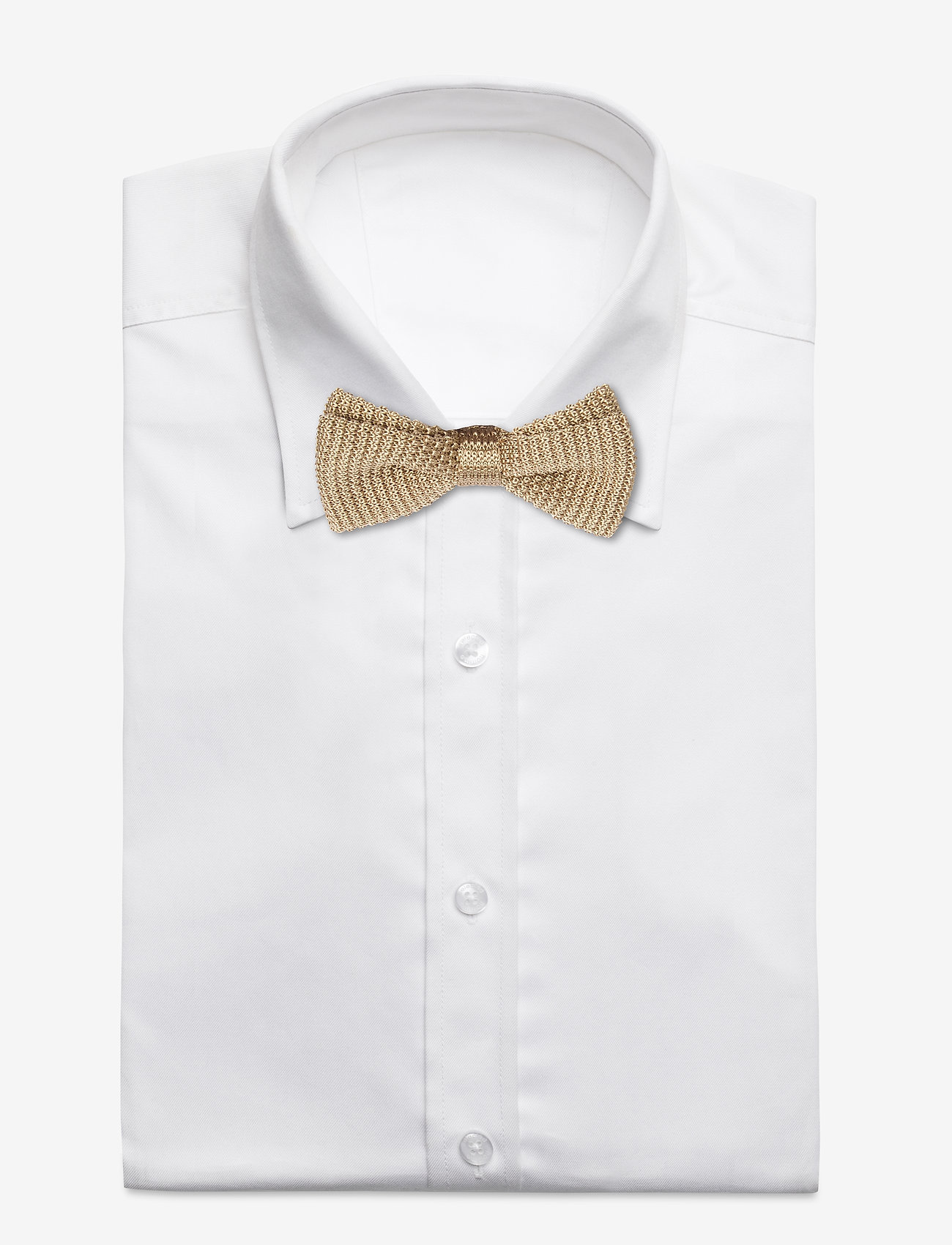 Amanda Christensen - Knitted Bow Tie - beige - 1