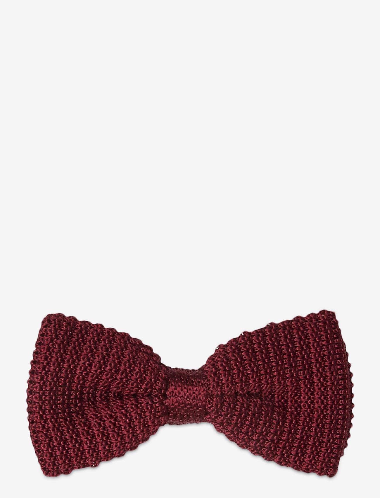 Amanda Christensen - Knitted Bow Tie - wine red - 0