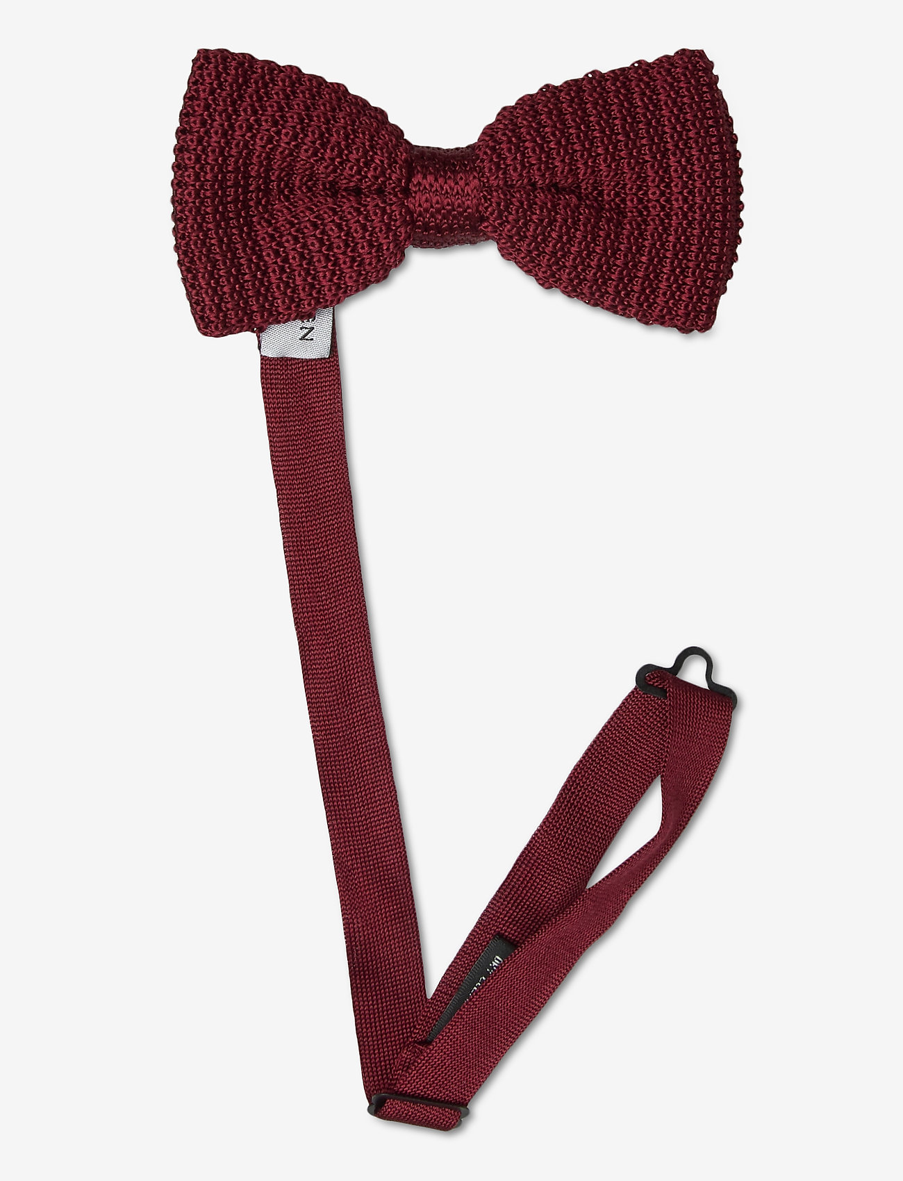 Amanda Christensen - Knitted Bow Tie - wine red - 2