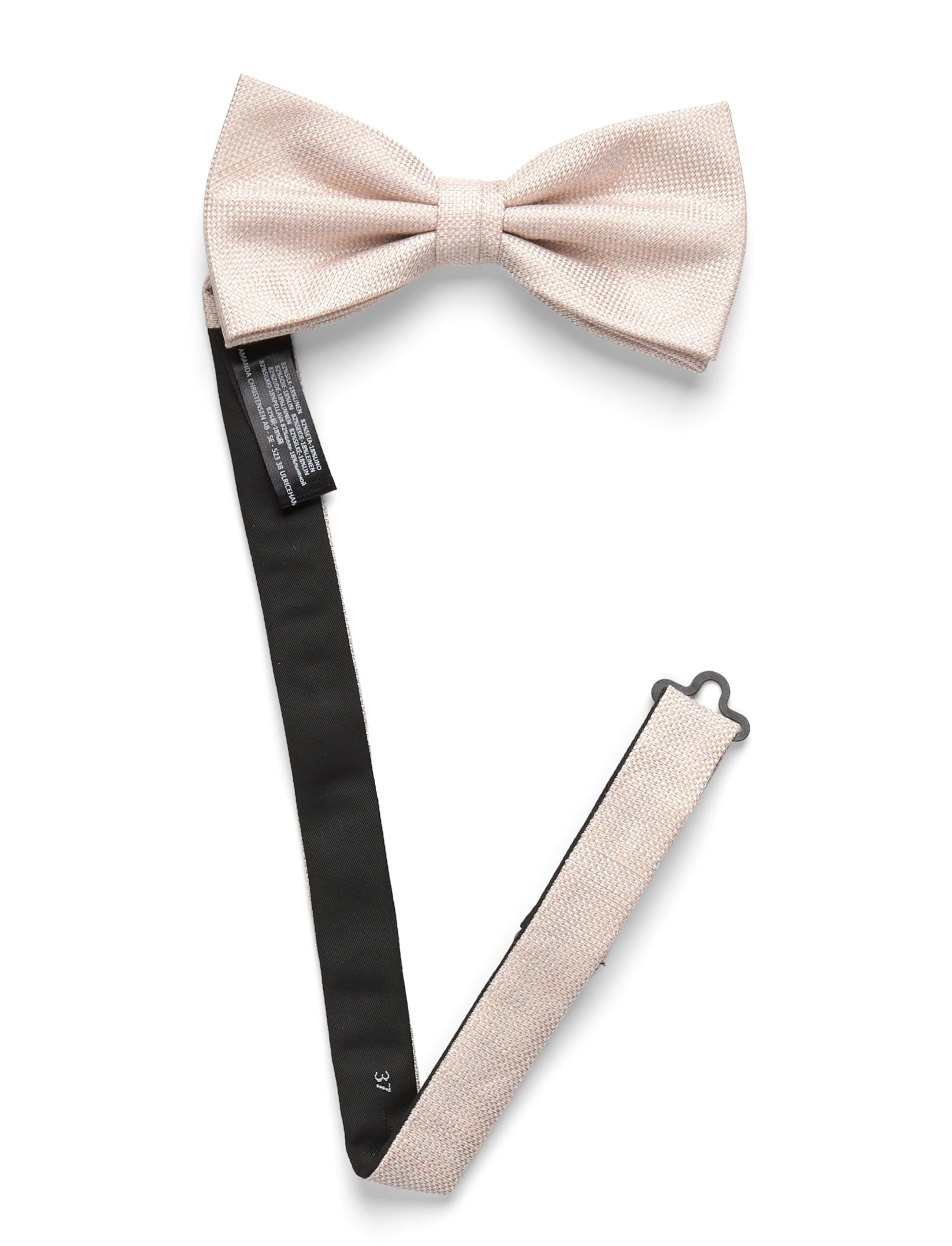 Amanda Christensen Classic Pre Tie - Butterflies - SAND / beige