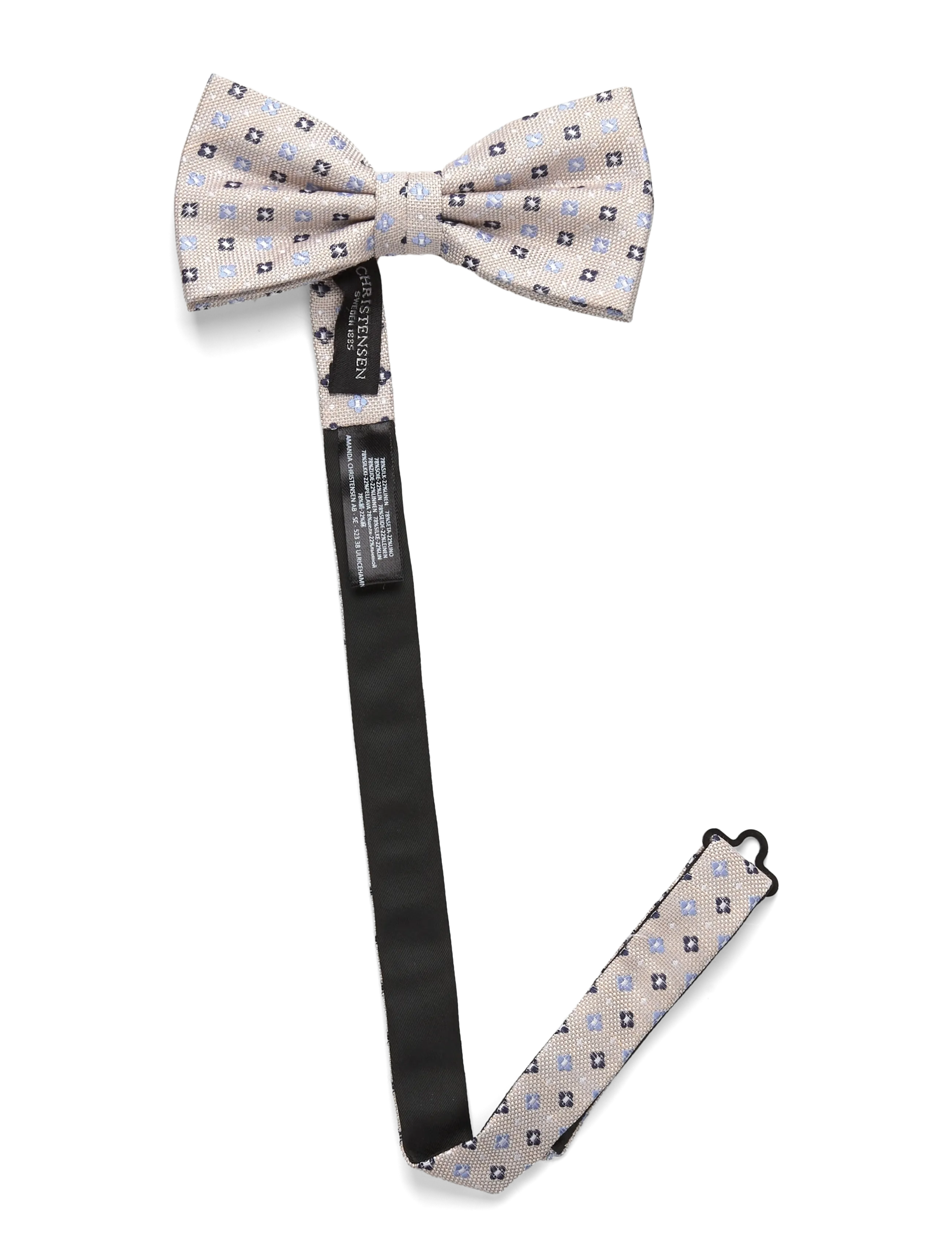 Amanda Christensen Classic Pre Tie - Slips & Accessories - BEIGE / black