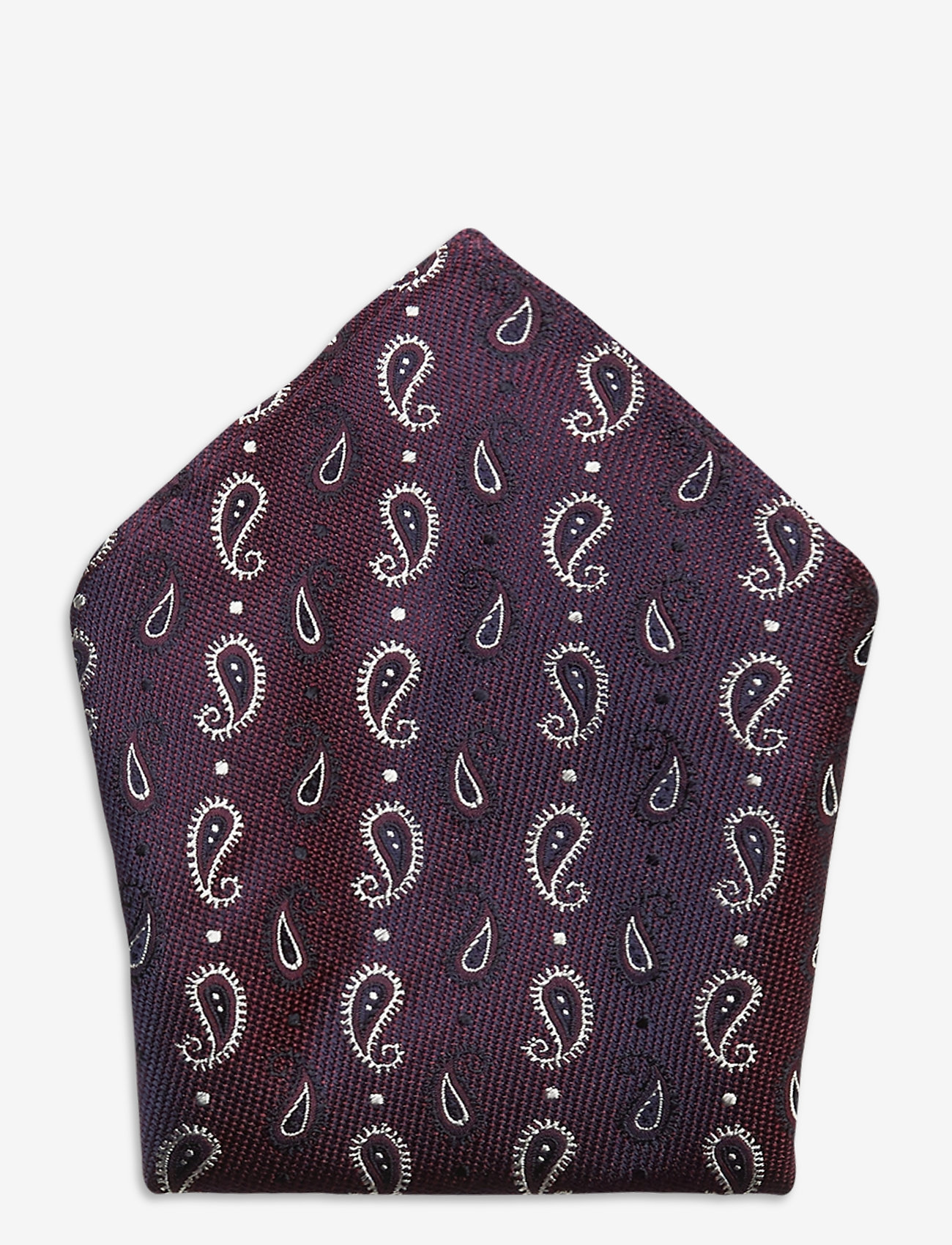 Amanda Christensen - Pocket Square - wine red - 0