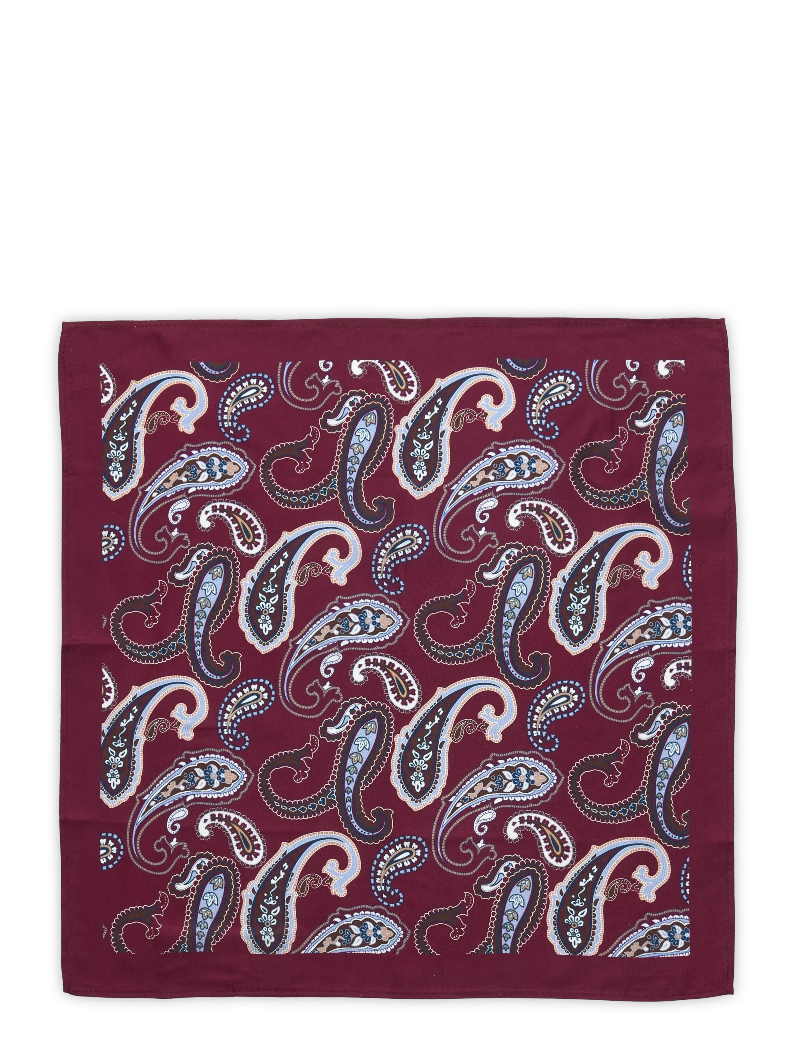 Amanda Christensen Pocket Square - Näsdukar - 314 BORDEAUX / burgundy