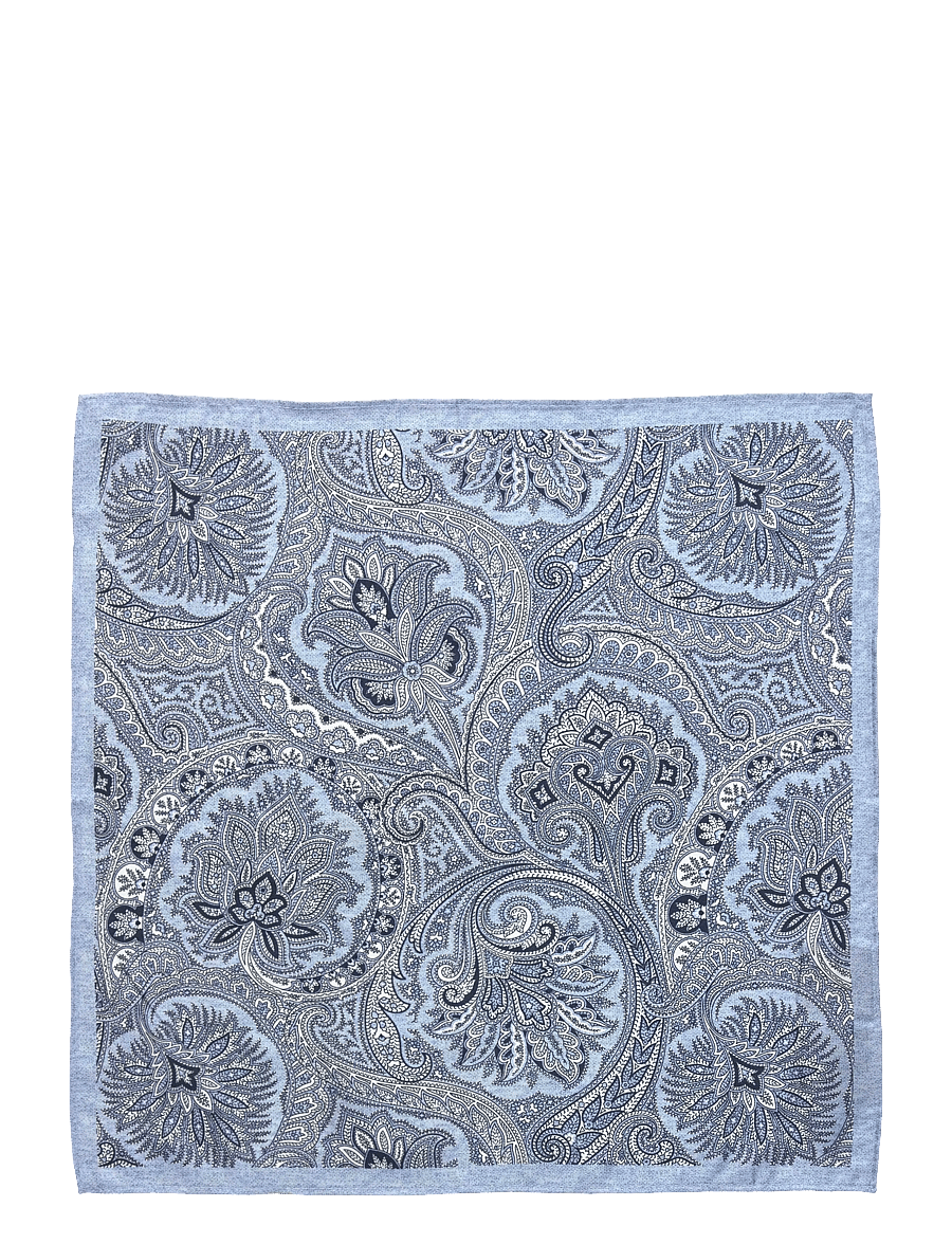 Amanda Christensen - Pocket Square - einstecktücher - sky blue melange - 0