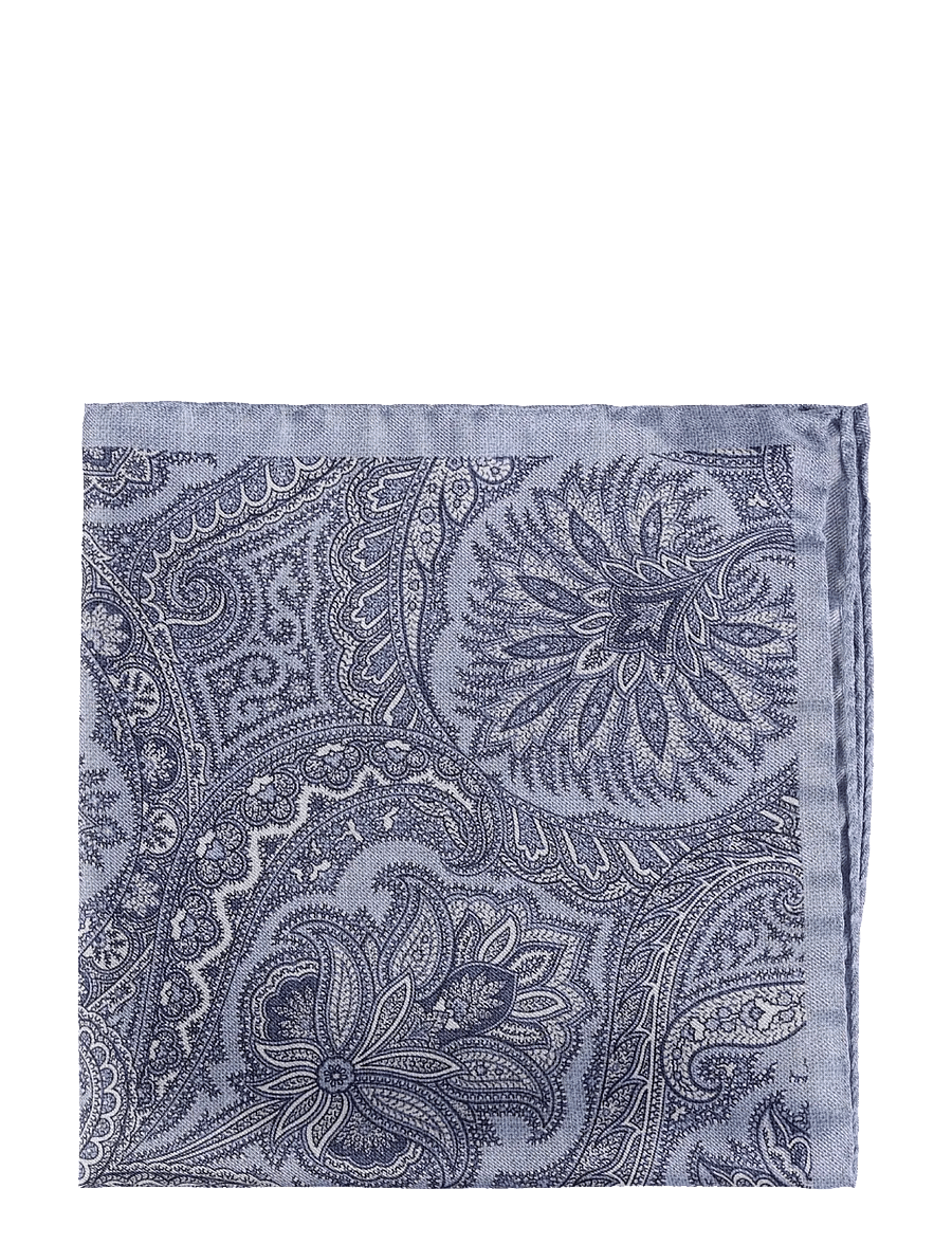 Amanda Christensen - Pocket Square - einstecktücher - sky blue melange - 1