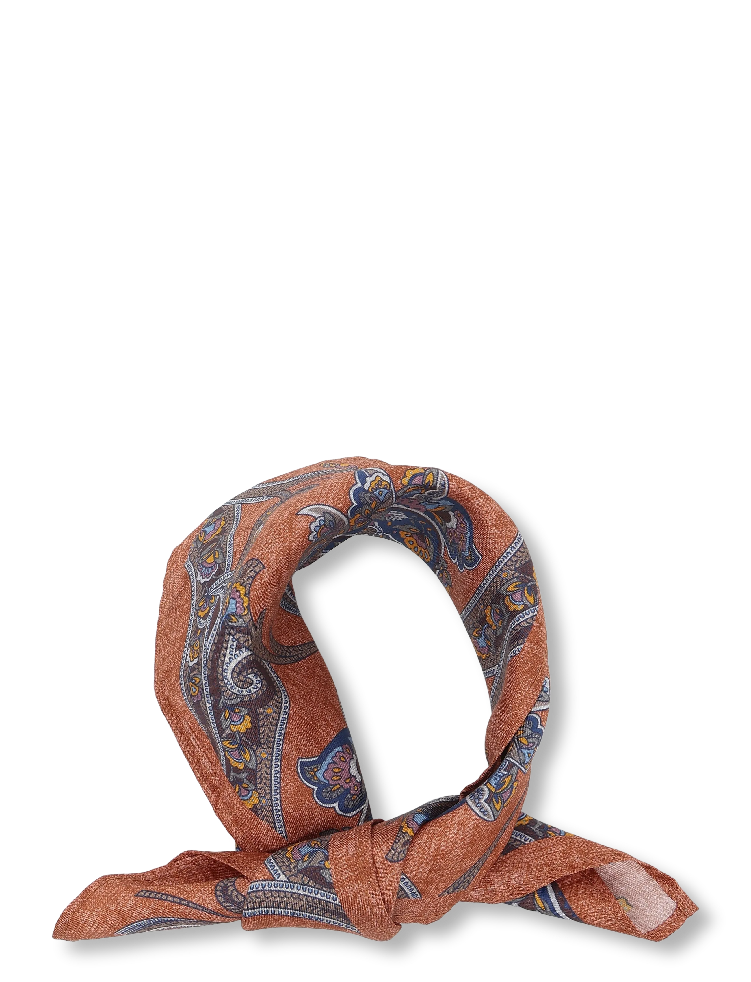 Amanda Christensen Pocket Square - New arrivals - 213 RUST MELANGE / orange