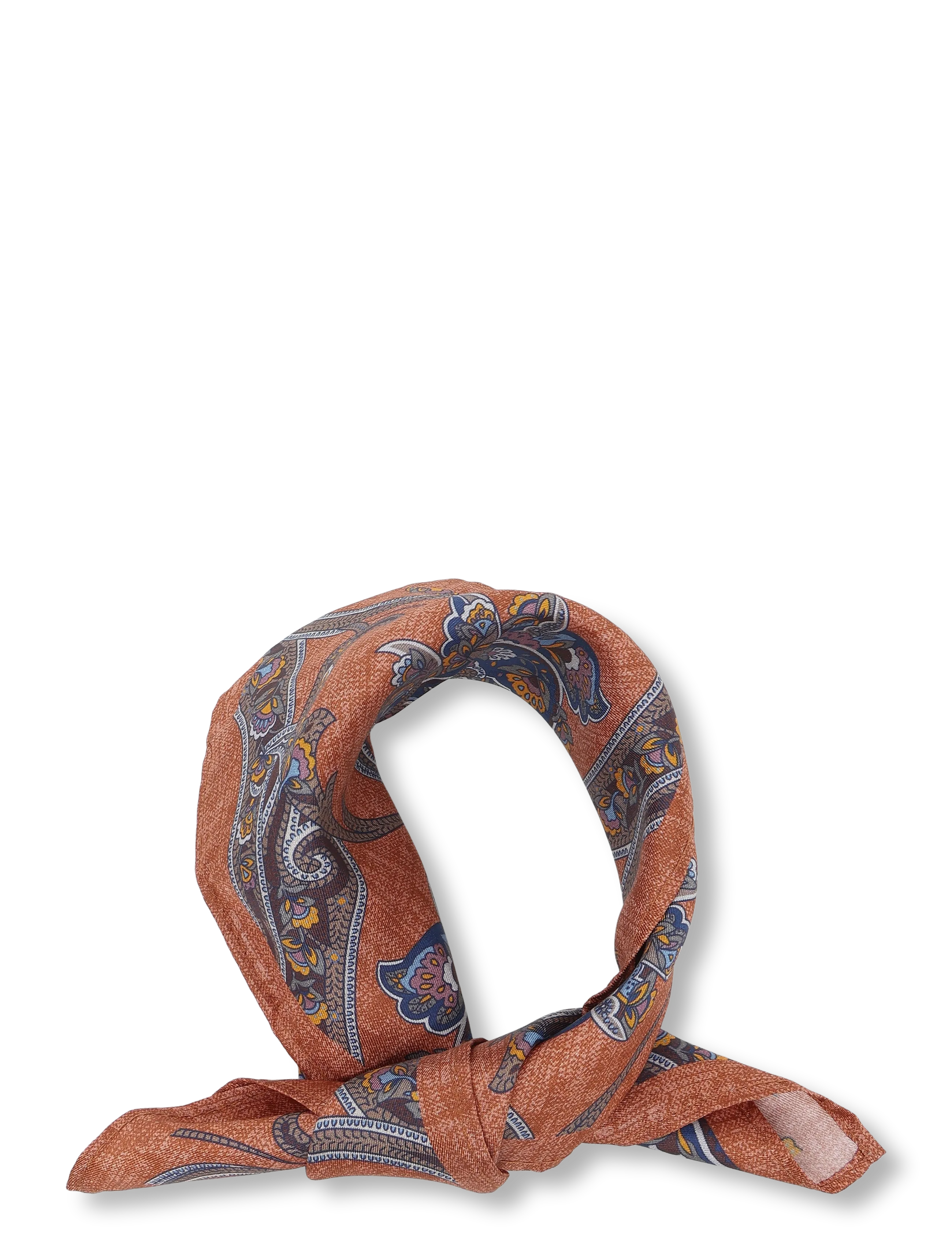 Amanda Christensen Pocket Square - Accessoarer - 213 RUST MELANGE / orange