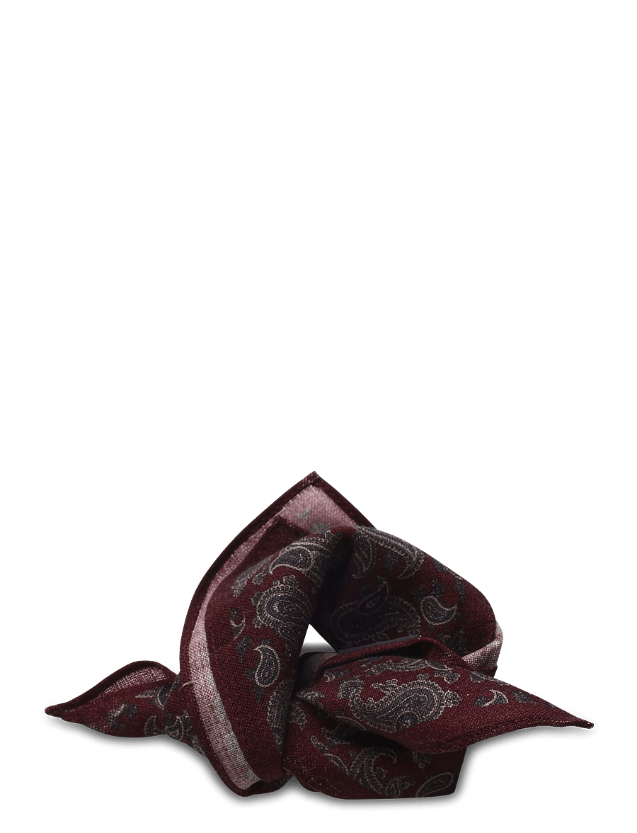 Amanda Christensen - Pocket Square - einstecktücher - 314 bordeaux - 0