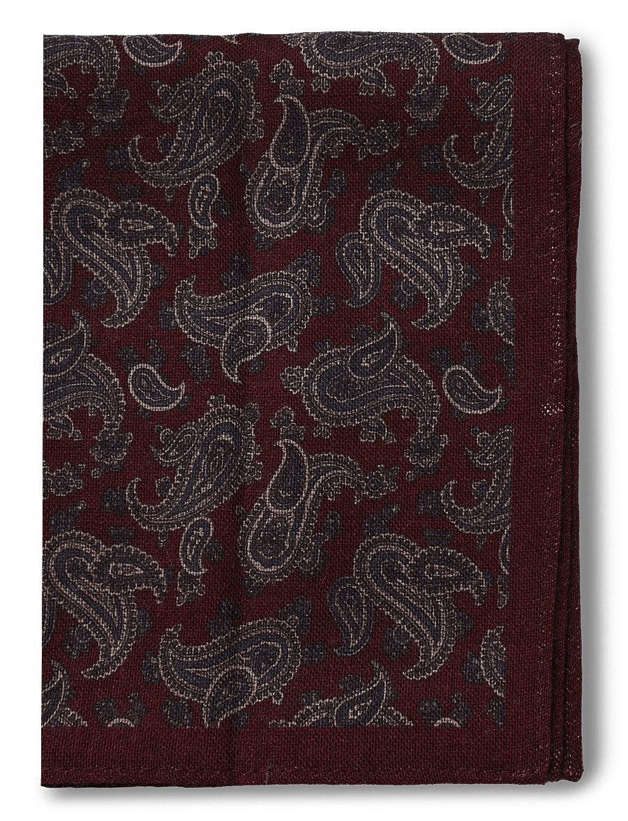 Amanda Christensen - Pocket Square - einstecktücher - 314 bordeaux - 1