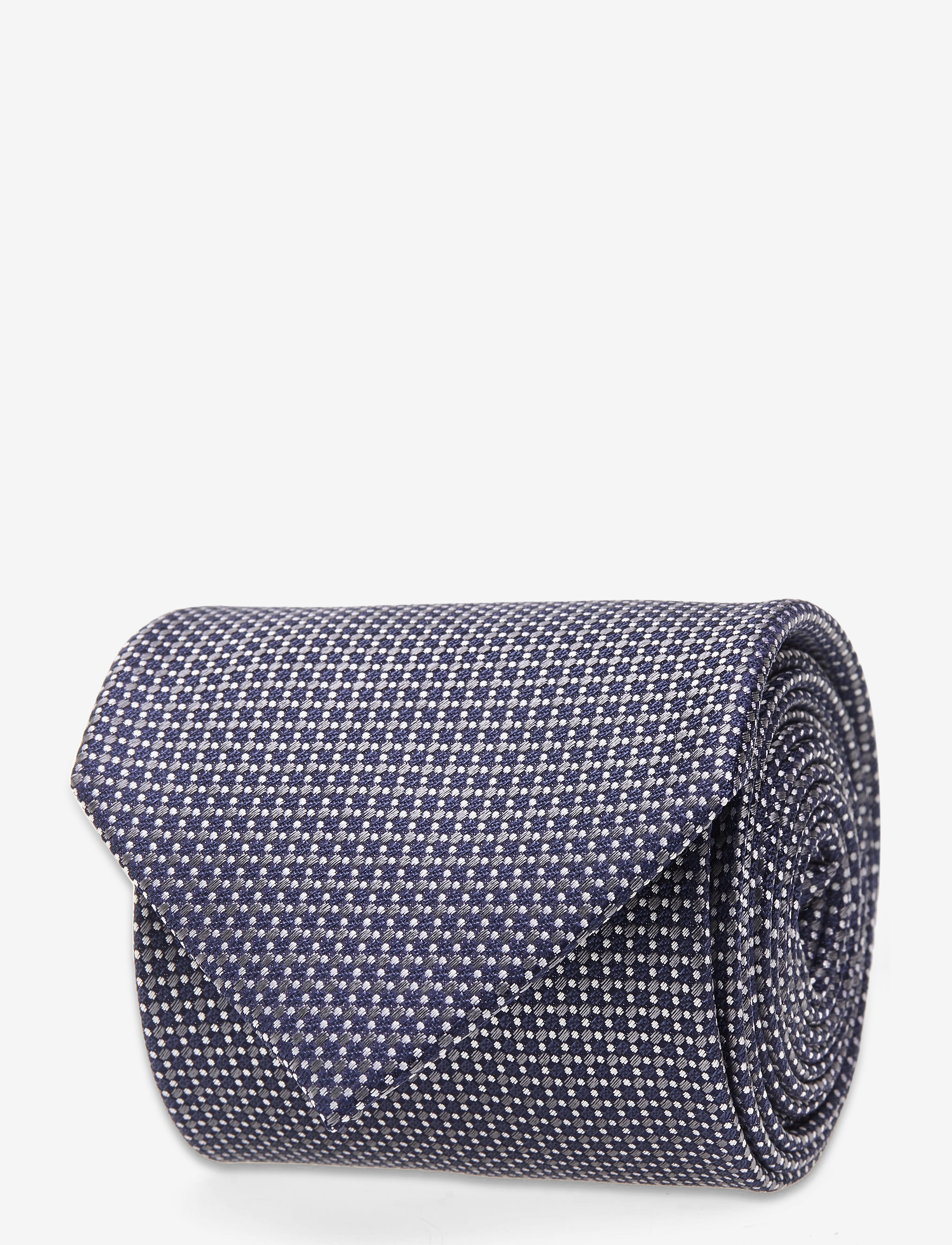 Amanda Christensen - Tie & Pocket Square - grey - 1