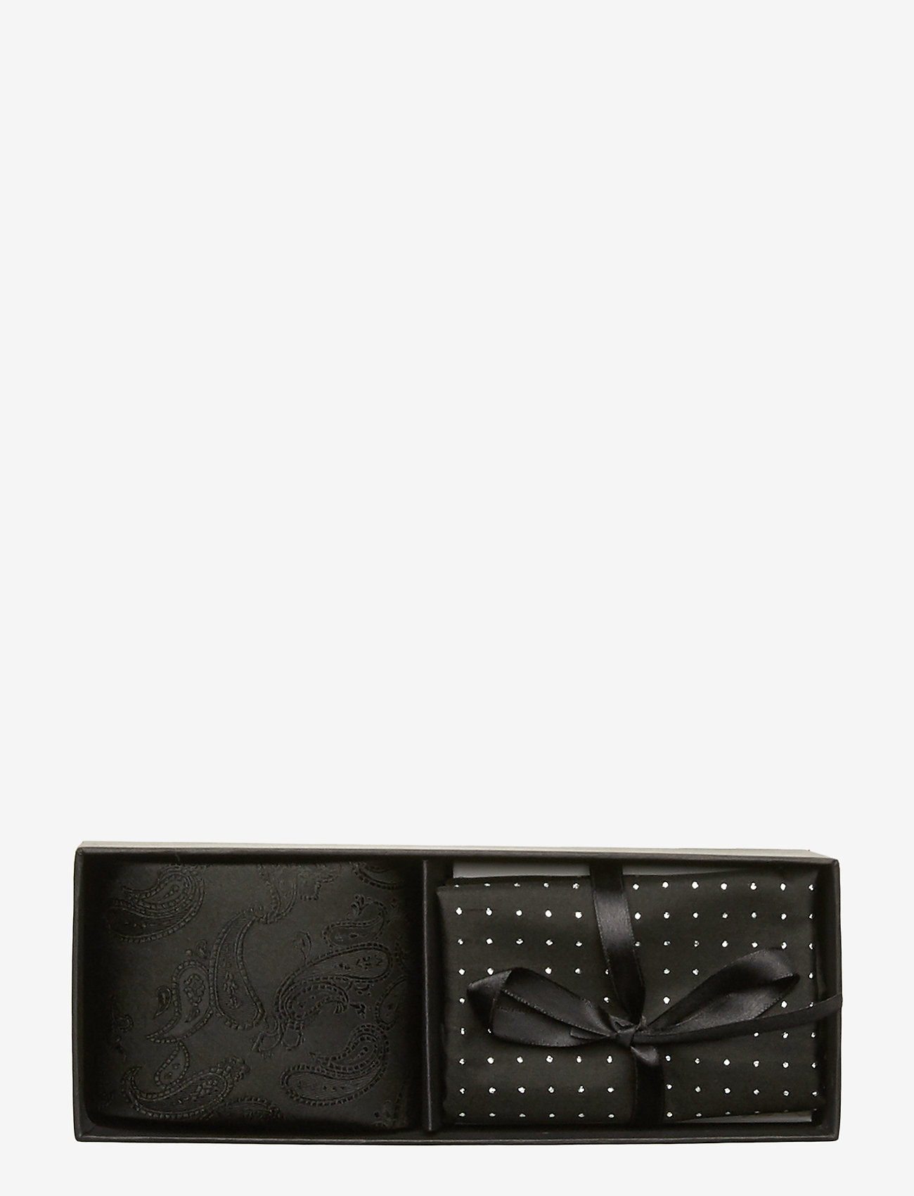 Amanda Christensen - Tie & Pocket Square - black - 0