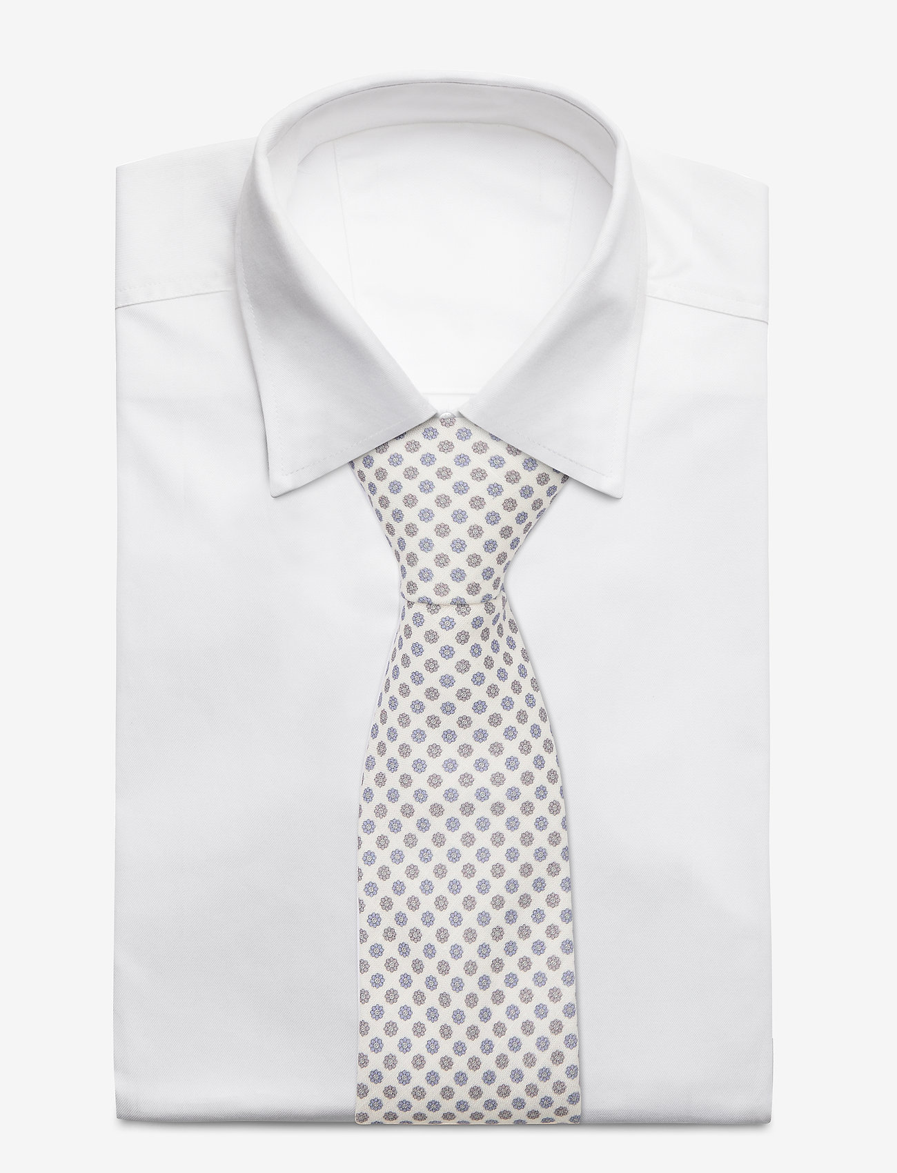 Amanda Christensen - Tie & Pocket Square - cream - 2